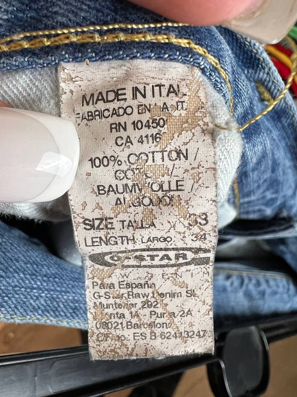 G-Star G Star Raw vintage denim pants size 33 Size US 33 - 6 Thumbnail
