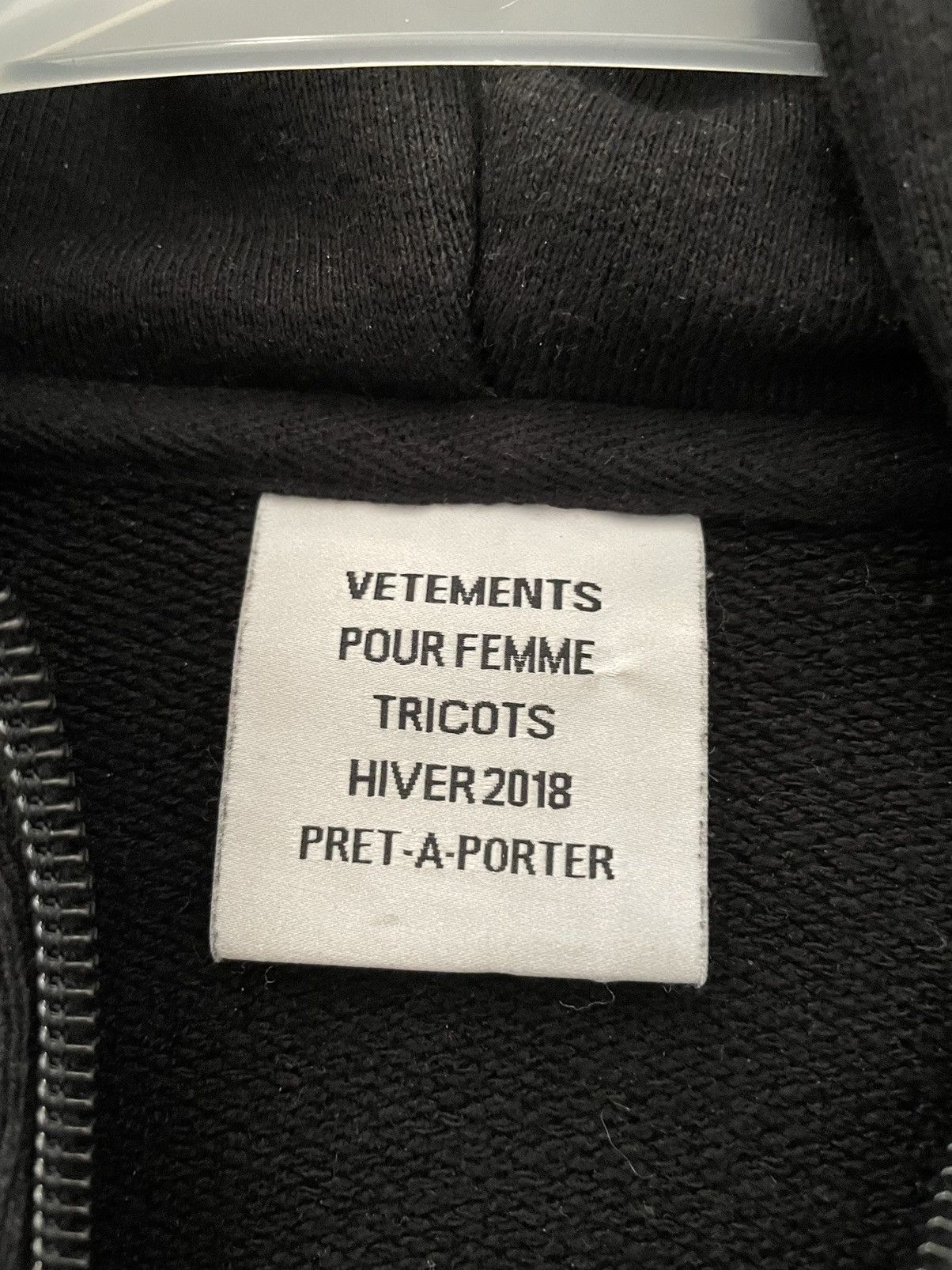 Vetements VETEMENTS Titanic Zip 18fw Size US S / EU 44-46 / 1 - 4 Thumbnail