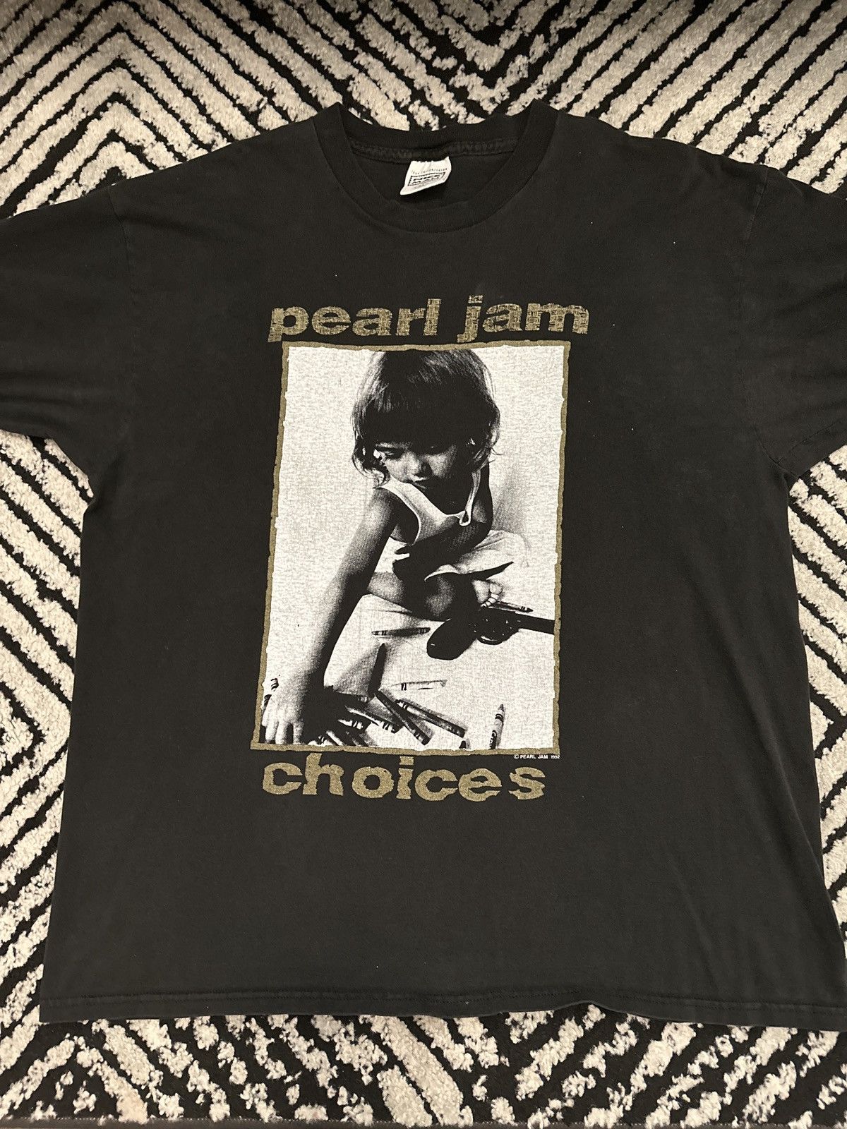Rock Tees × Vintage Vintage Pearl Jam Choices Tee | Grailed