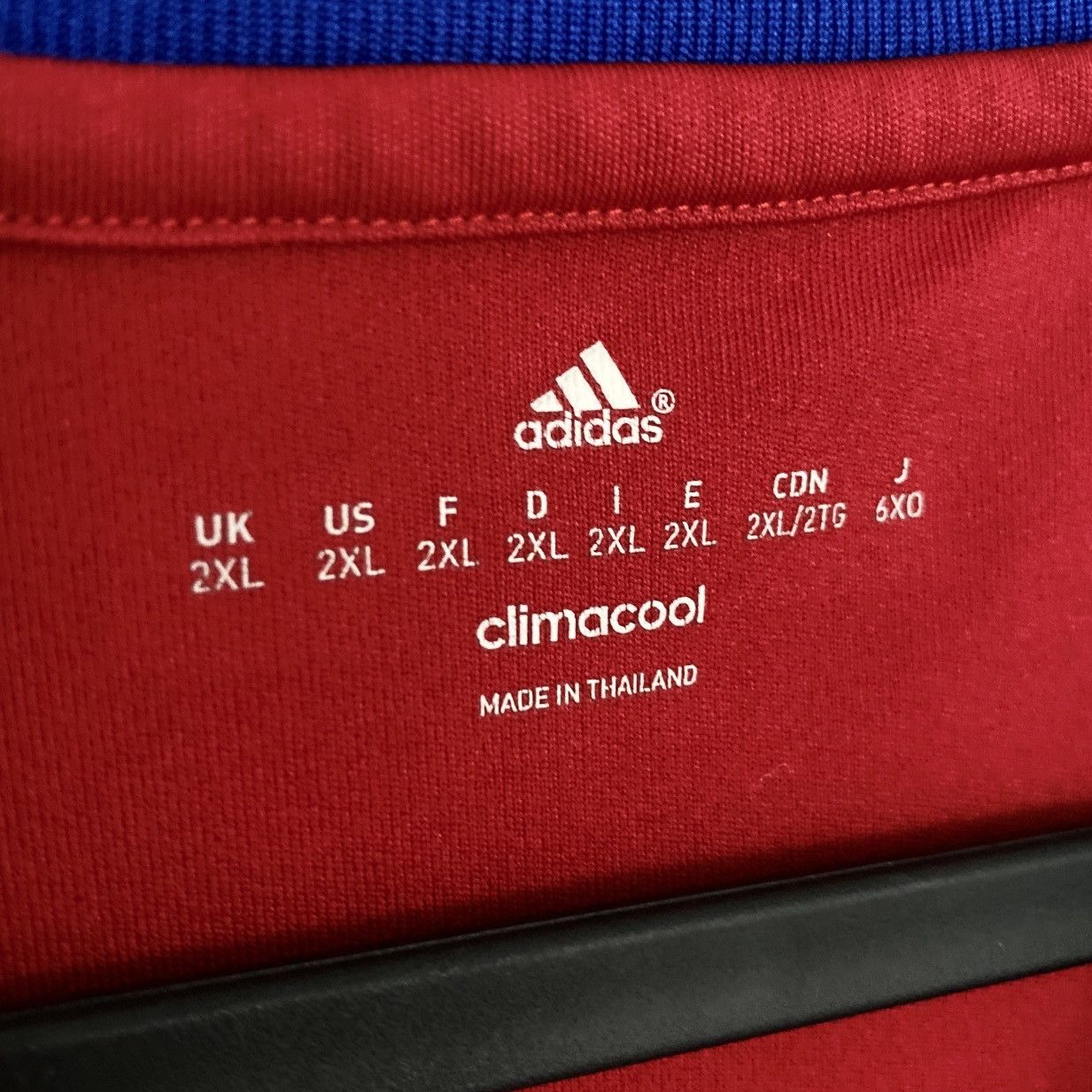 Adidas 2016 2017 FC Middlesbrough England Adidas Home Soccer Jersey Size US XXL / EU 58 / 5 - 5 Thumbnail