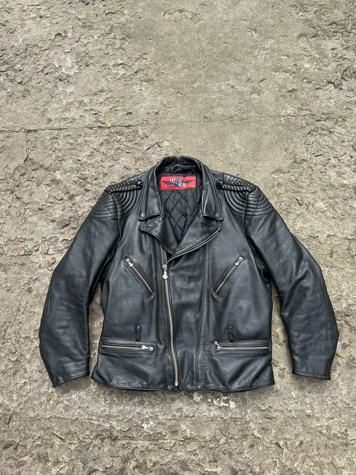 ヨーロッパ古着 Hein Gericke へインゲリック レザー
