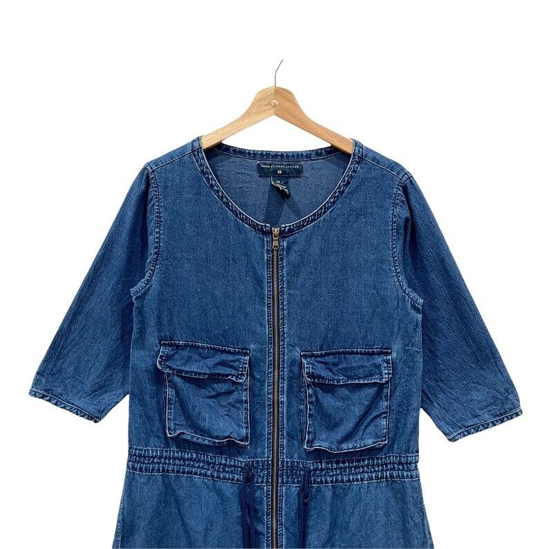 Heaven by Marc Jacobs Marc by Marc Jacobs Denim Mini Dress Size S / US 4 / IT 40 - 3 Thumbnail