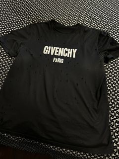 Givenchy Paris Ripped T Shirt Grailed