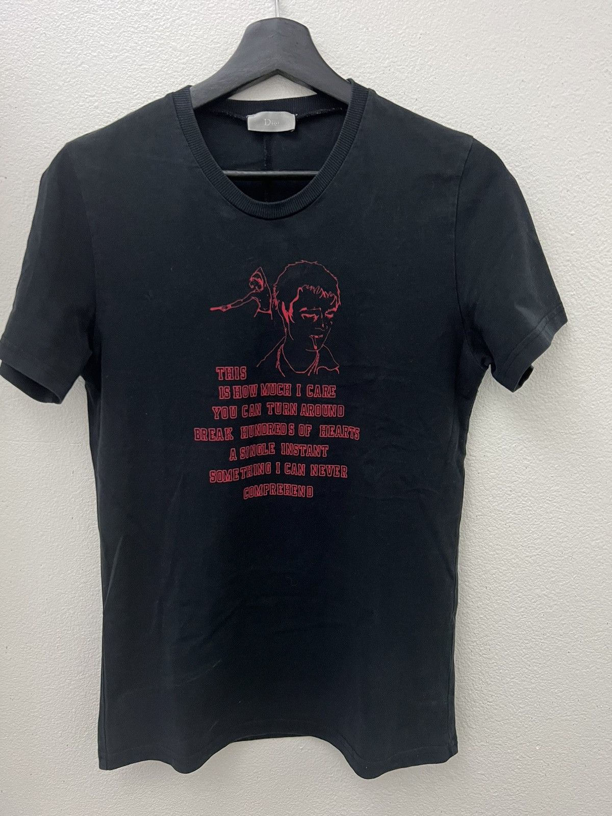 Dior × Hedi Slimane DIOR HOMME AW05 PETE DOHERTY TEE SHIRT