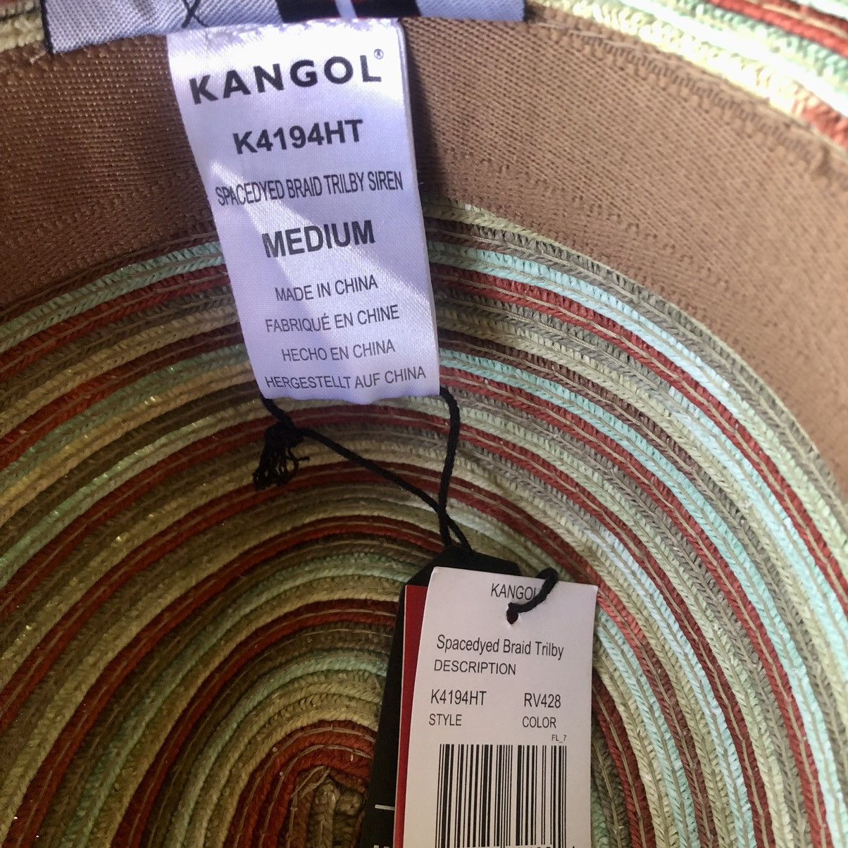 Kangol Vintage Spacedyed Braided Trilby MEDIUM Size ONE SIZE - 6 Thumbnail