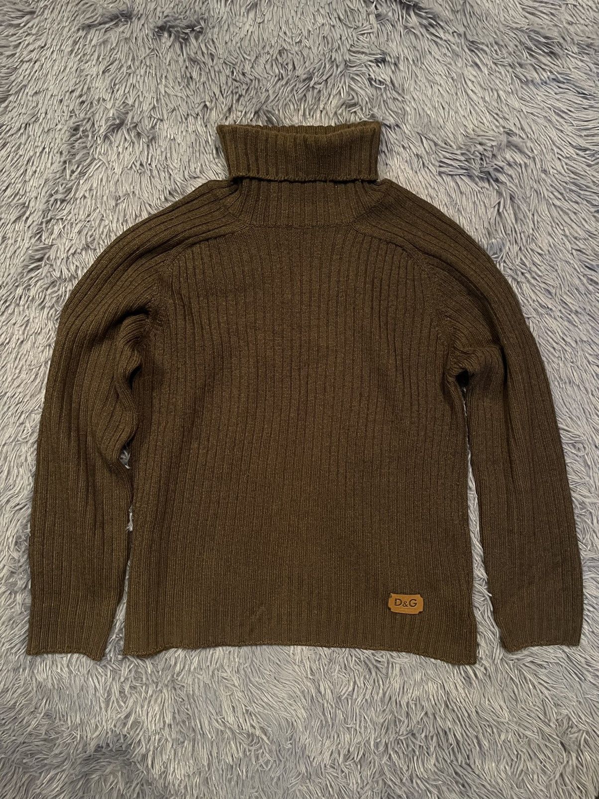 Dolce & Gabbana × Vintage Dolce & Gabbana 90s vintage avant garde turtleneck sweater Size US S / EU 44-46 / 1 - 1 Thumbnail