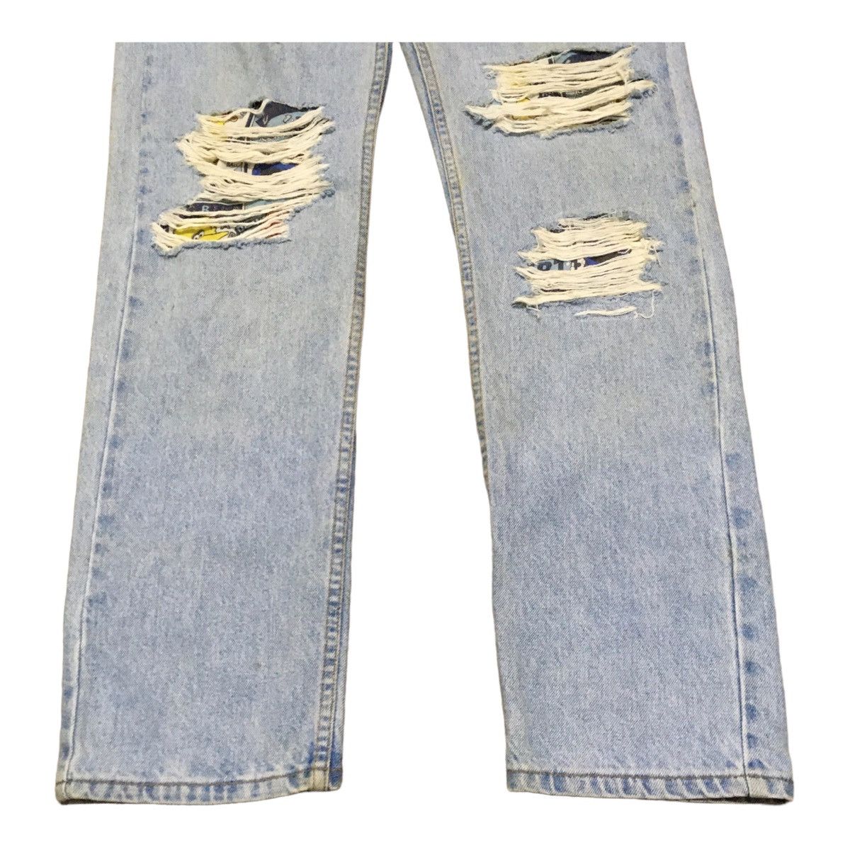 Levi's Rare Design Vintage Levis Lot 505 Distressed Jeans 1990s Size US 33 - 5 Thumbnail