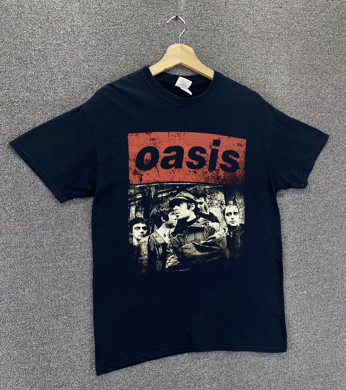 Vintage OASIS British Pop Rock Band Tees Punk T Shirts