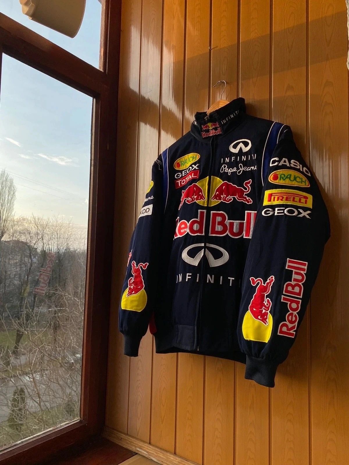 Vintage Red Bull Formula Sebastian Vettel Racing Jacket