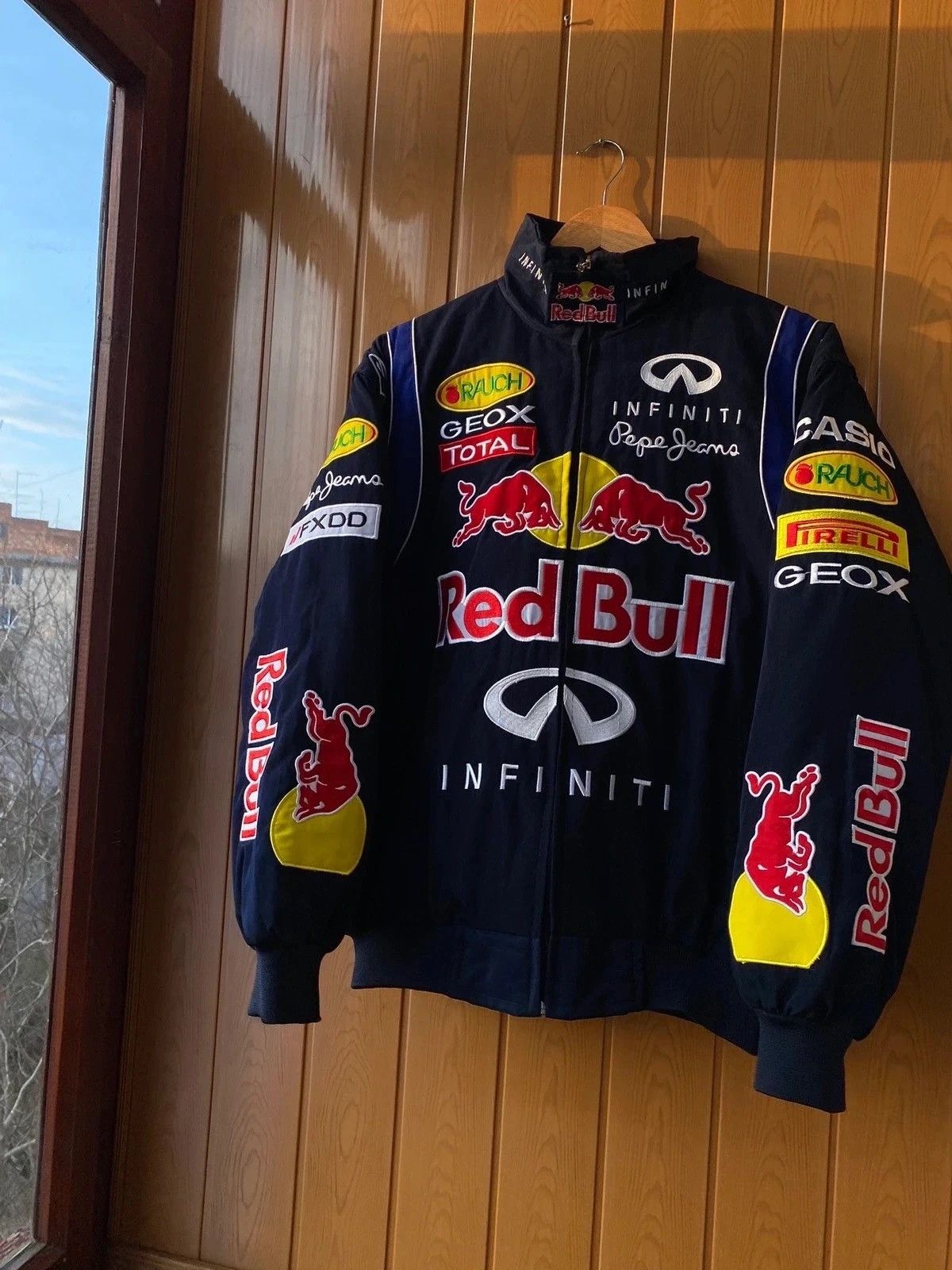 Vintage Red Bull Formula Sebastian Vettel Racing Jacket