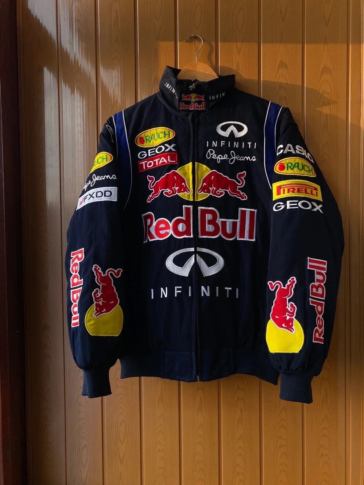Vintage Red Bull Formula Sebastian Vettel Racing Jacket