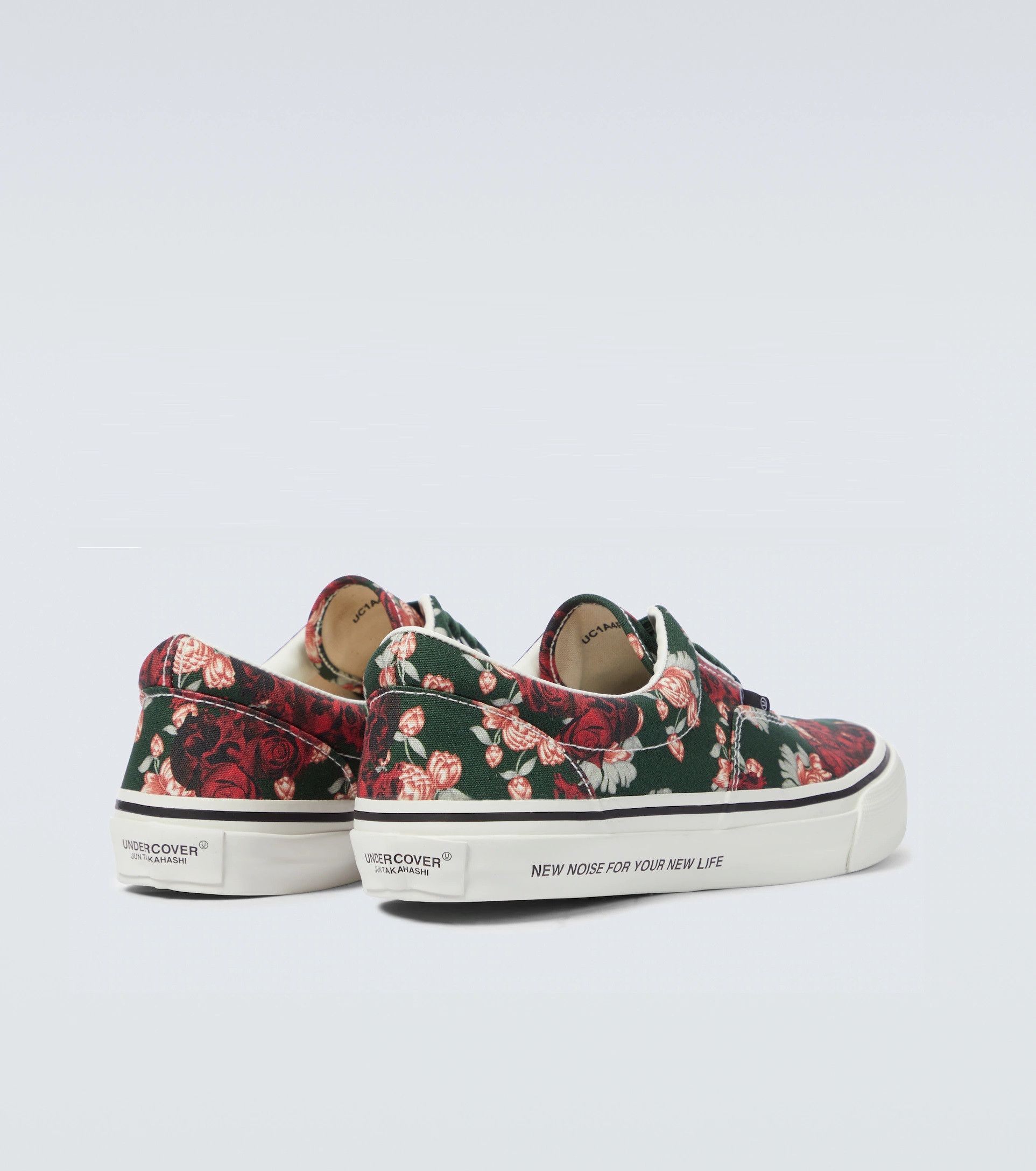 Undercover Floral Canvas Sneakers.