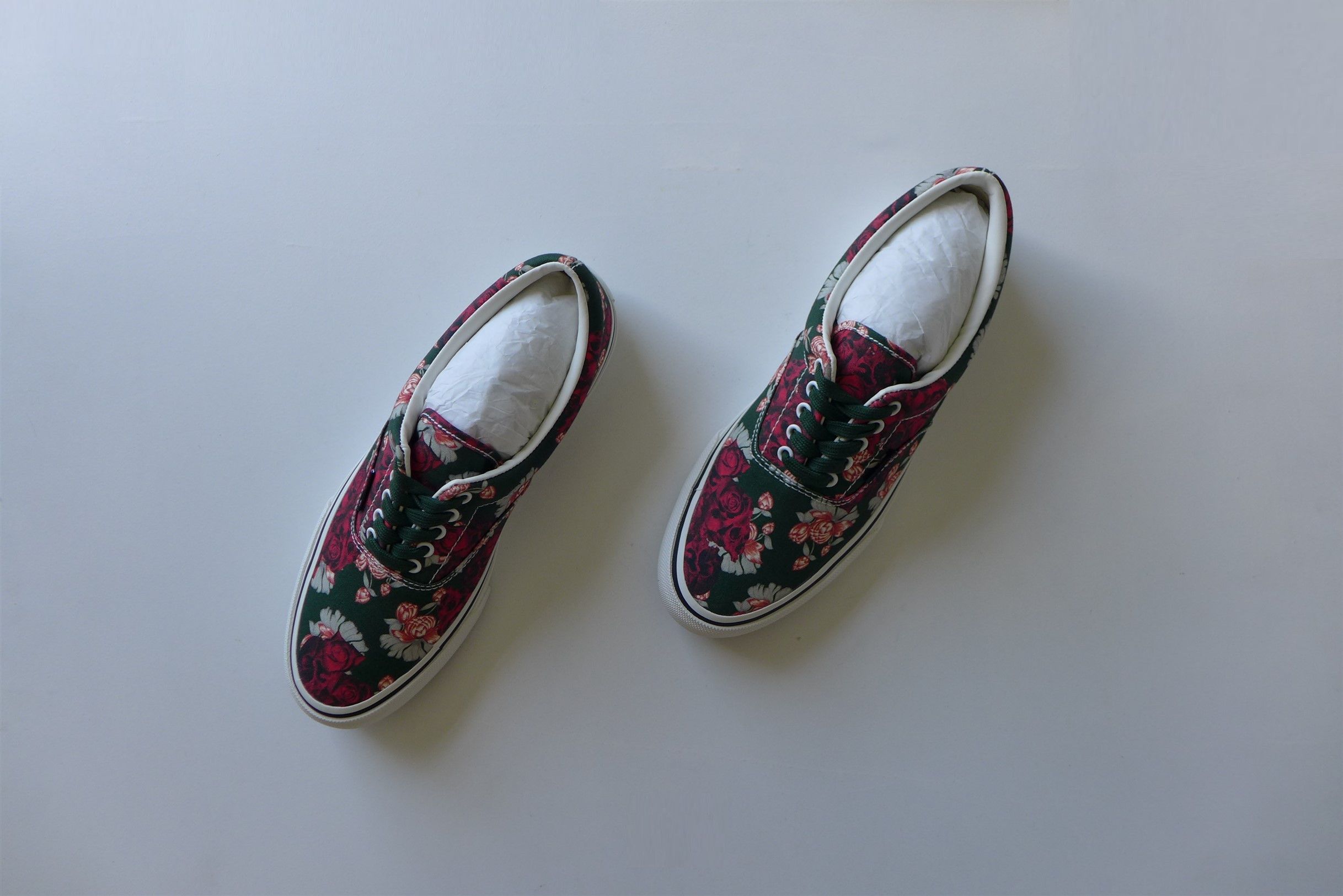Undercover Floral Canvas Sneakers.