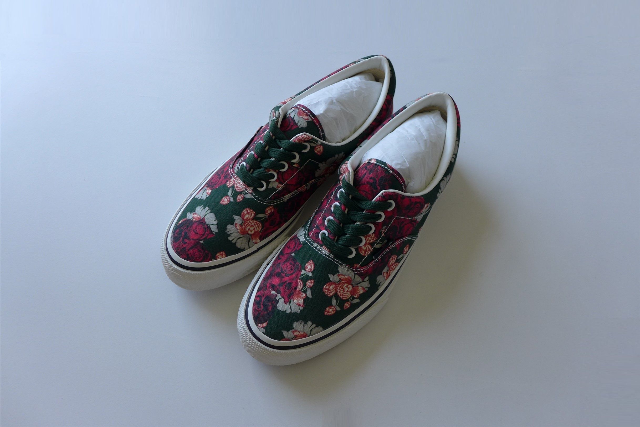 Undercover Floral Canvas Sneakers.