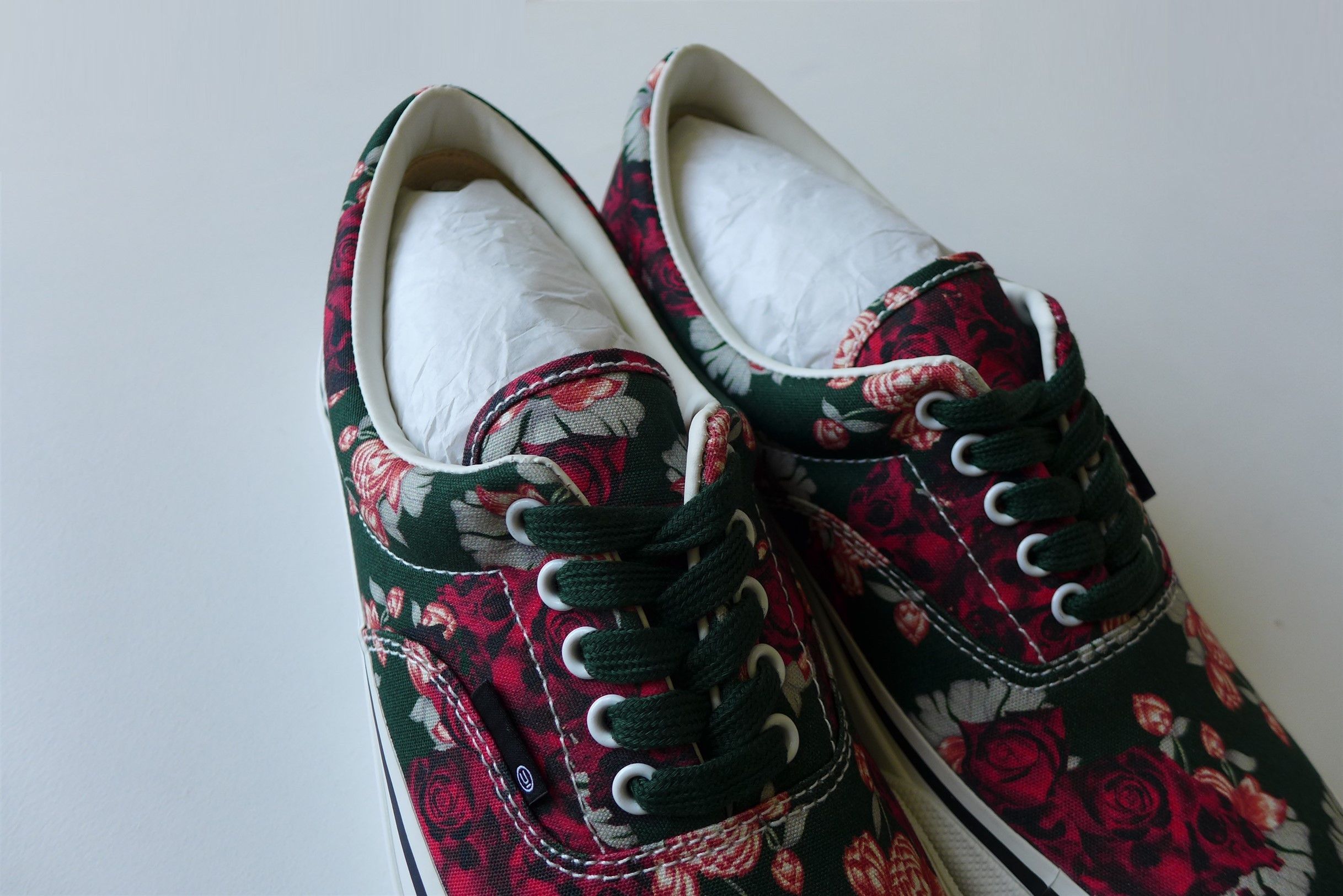 Undercover Floral Canvas Sneakers.