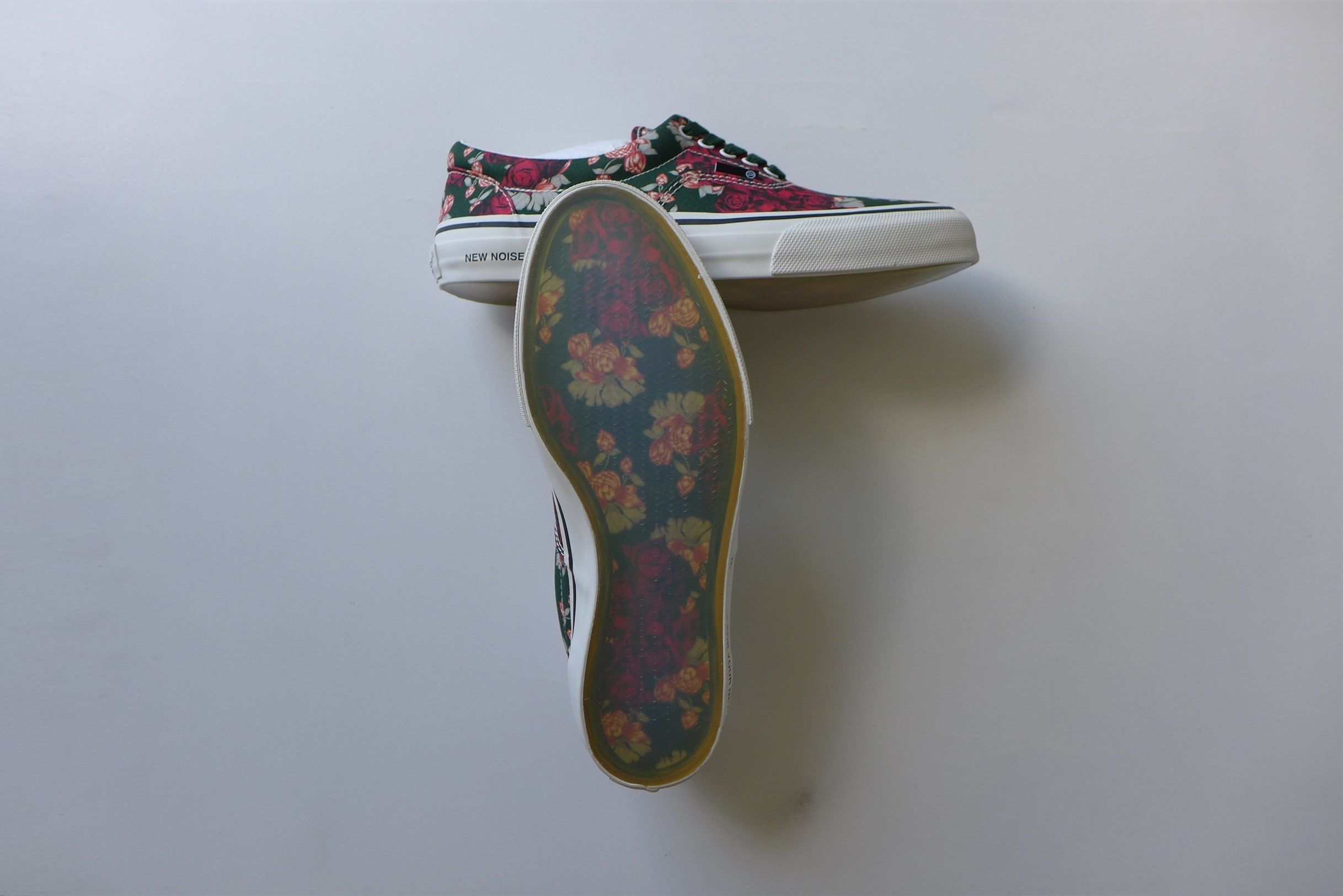 Undercover Floral Canvas Sneakers.