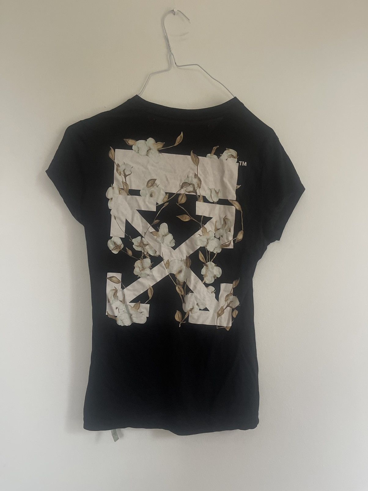 Off-White Off white Floral Arrow Print TEE Size XS / US 0-2 / IT 36-38 - 4 Thumbnail