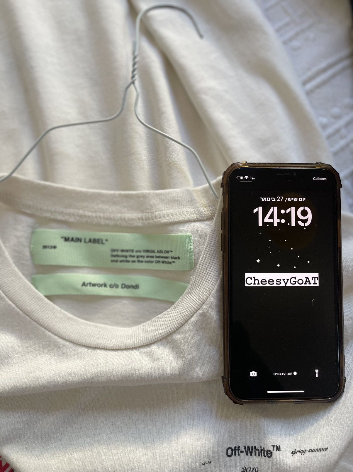 Off white dondi TEE