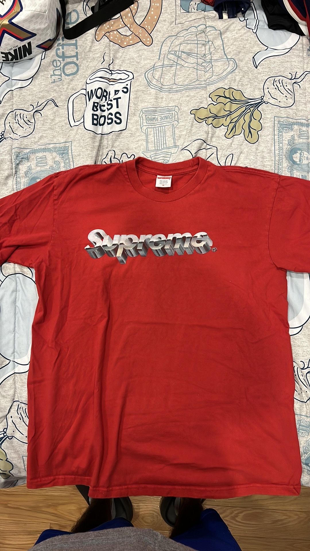 Supreme Chrome Logo Tee | Grailed