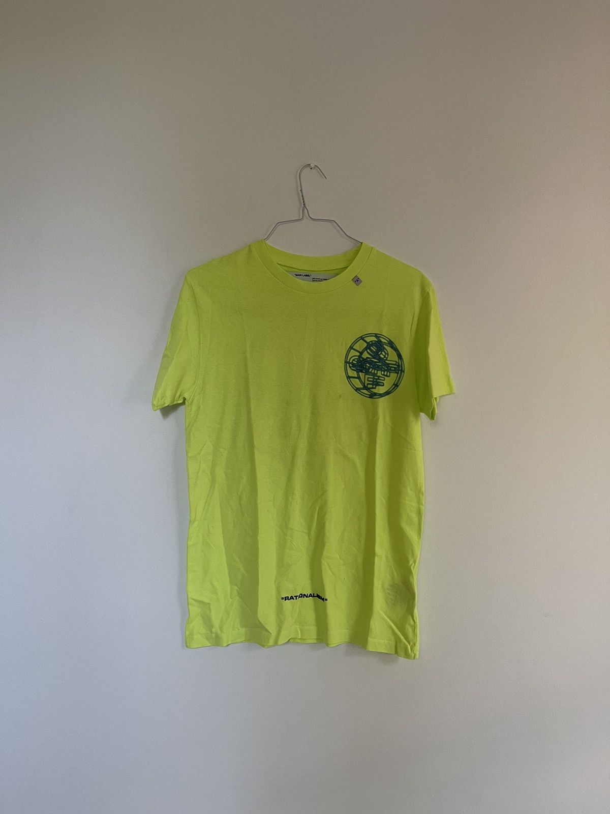 Off-White Off white rationalism yellow TEE Size US S / EU 44-46 / 1 - 2 Thumbnail