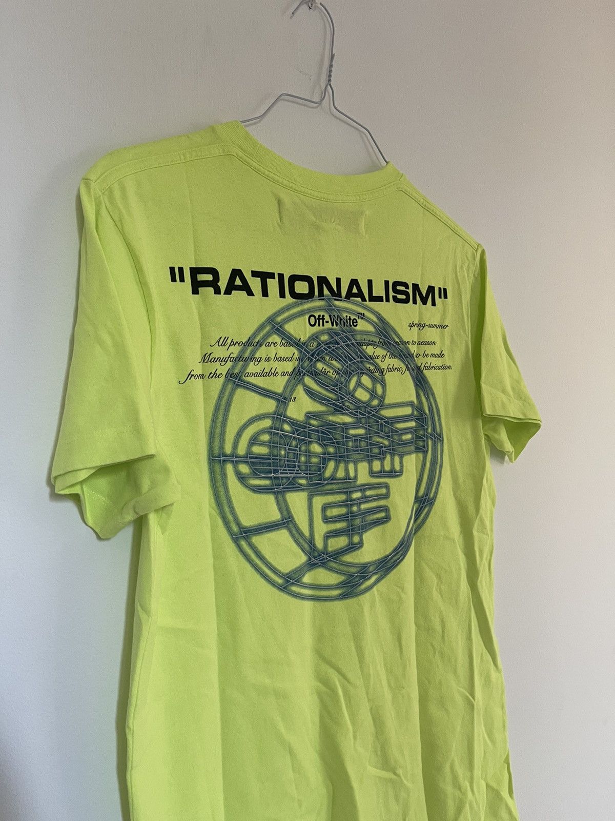 Off-White Off white rationalism yellow TEE Size US S / EU 44-46 / 1 - 7 Thumbnail