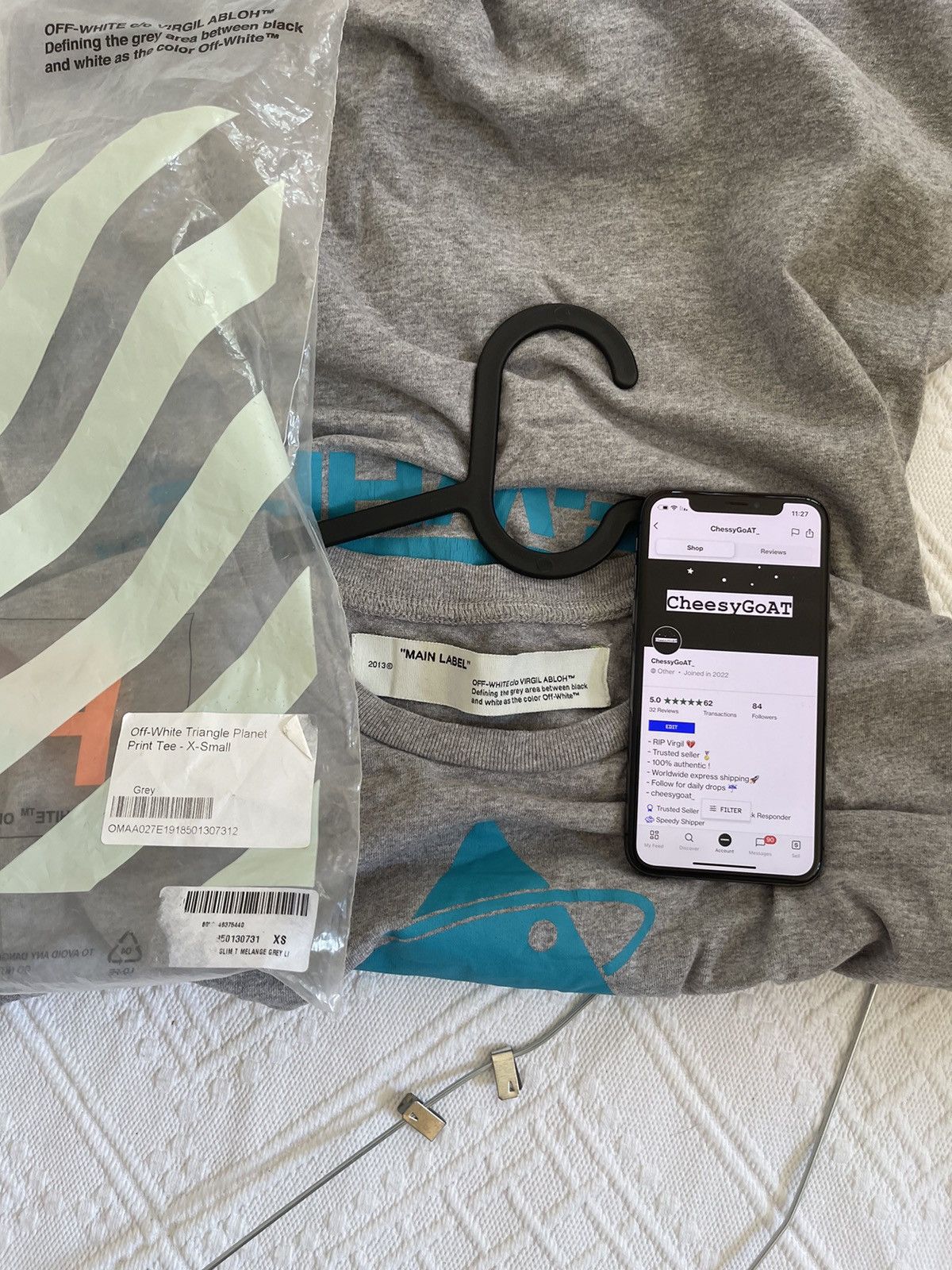 Off-White Off white triangle TEE Size US XS / EU 42 / 0 - 7 Thumbnail