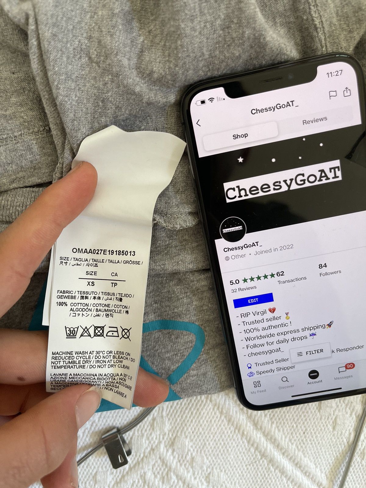 Off-White Off white triangle TEE Size US XS / EU 42 / 0 - 10 Thumbnail