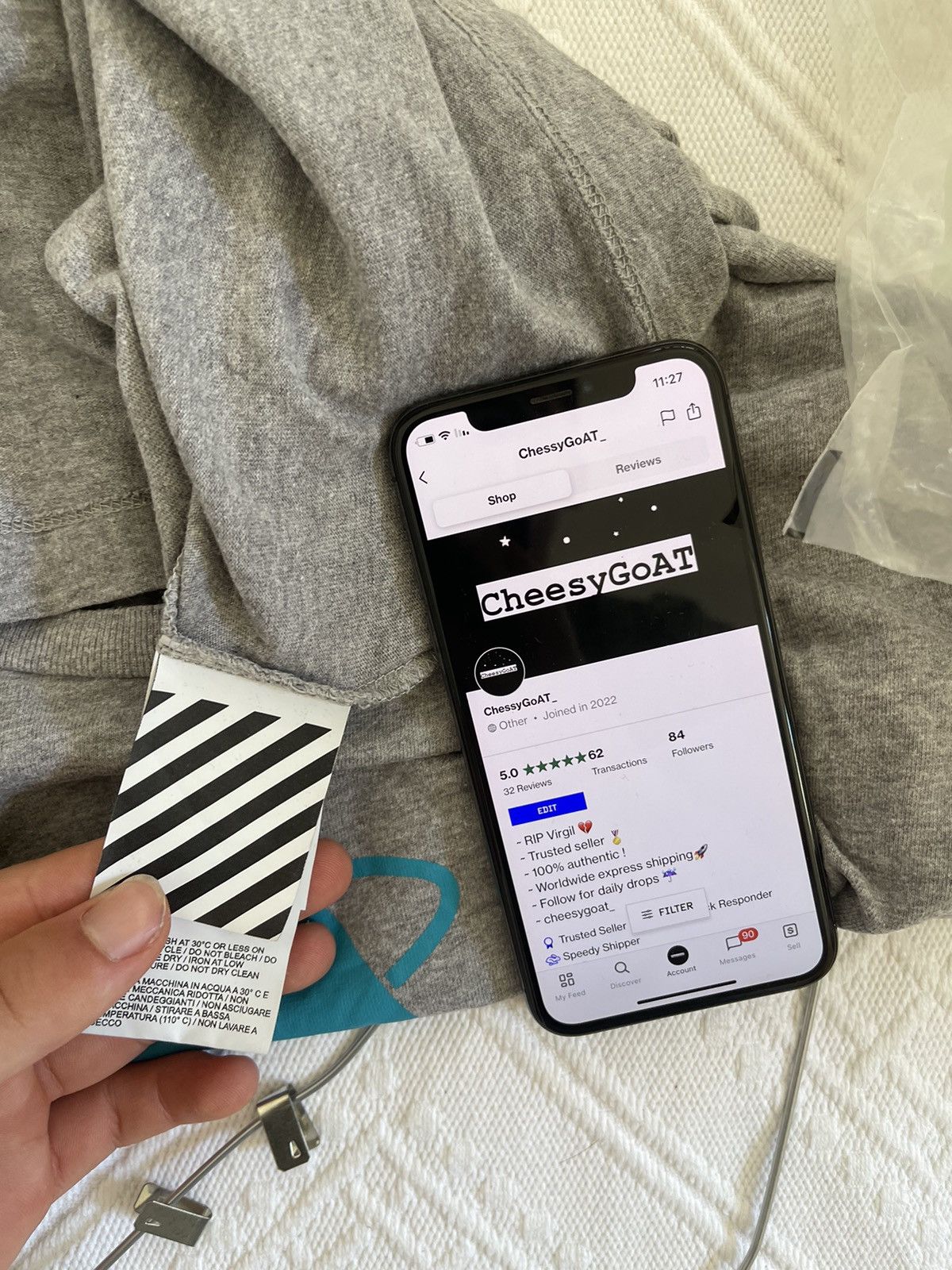 Off-White Off white triangle TEE Size US XS / EU 42 / 0 - 9 Thumbnail