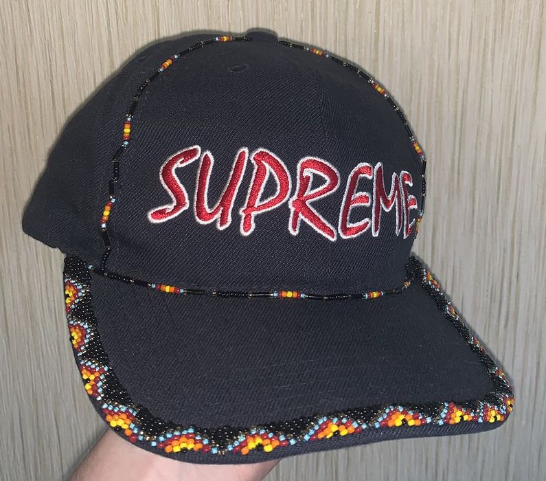 Supreme Rare Supreme SS19 beaded 6 panel cap | Grailed