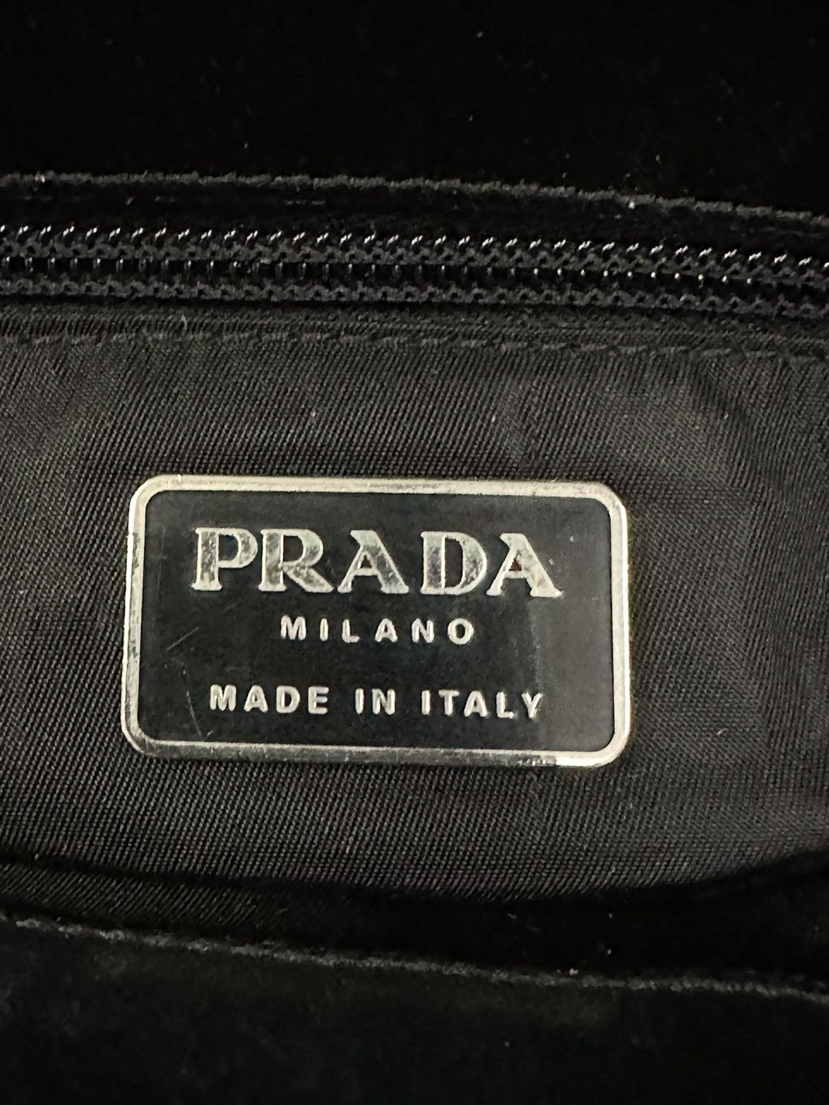 Prada RARE VINTAGE PRADA BLACK TOTE BAG Size ONE SIZE - 10 Thumbnail