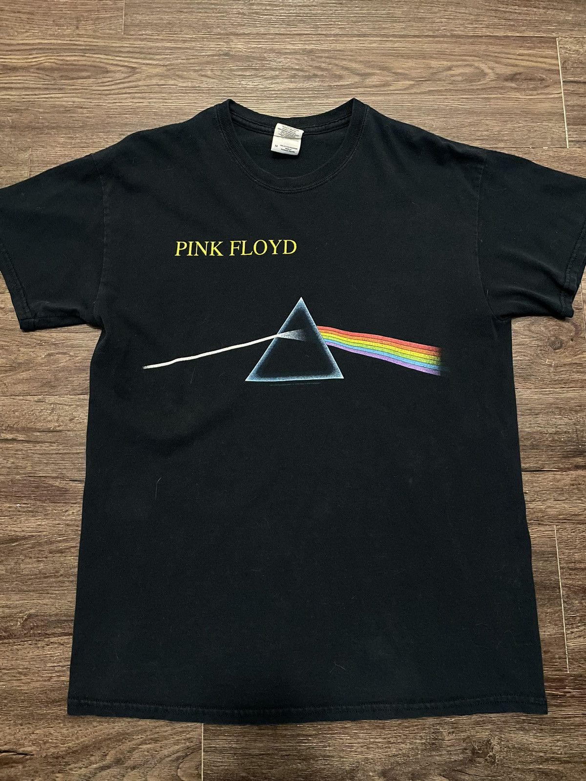 T-shirt Pink Floyd Vintage Homme – Taille M/L – Gris Décontracté – Occasion Très Bon état