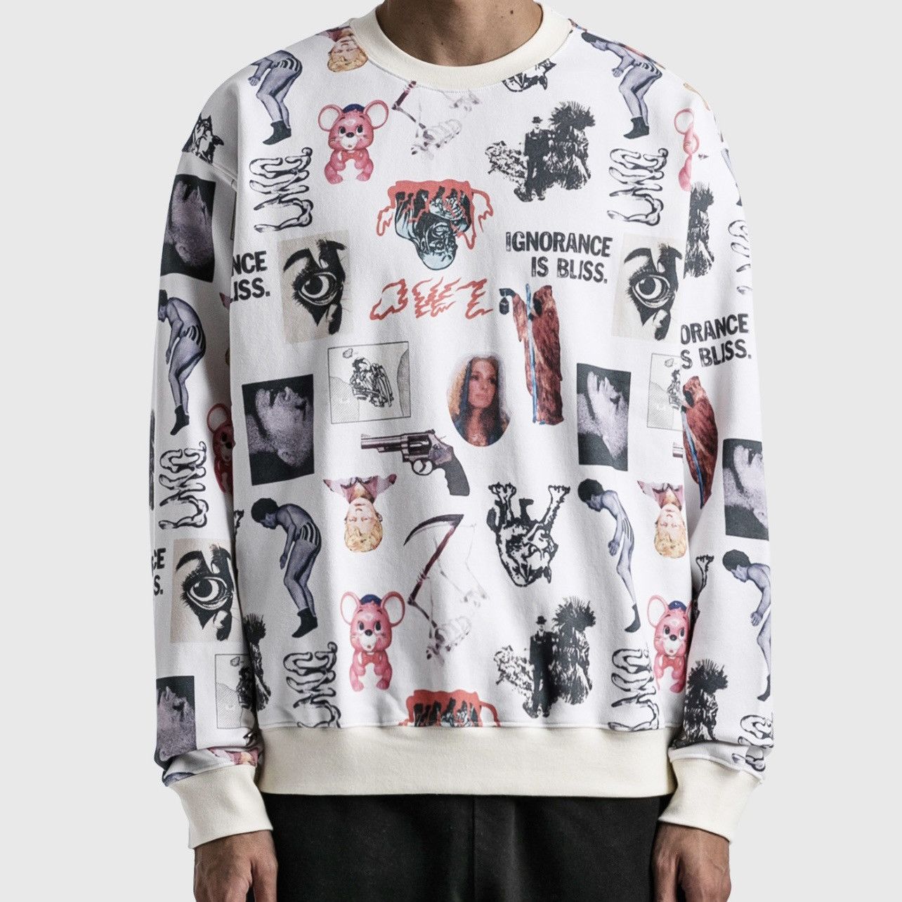 Japanese Brand LMC Collage Sweater Size US L / EU 52-54 / 3 - 3 Thumbnail