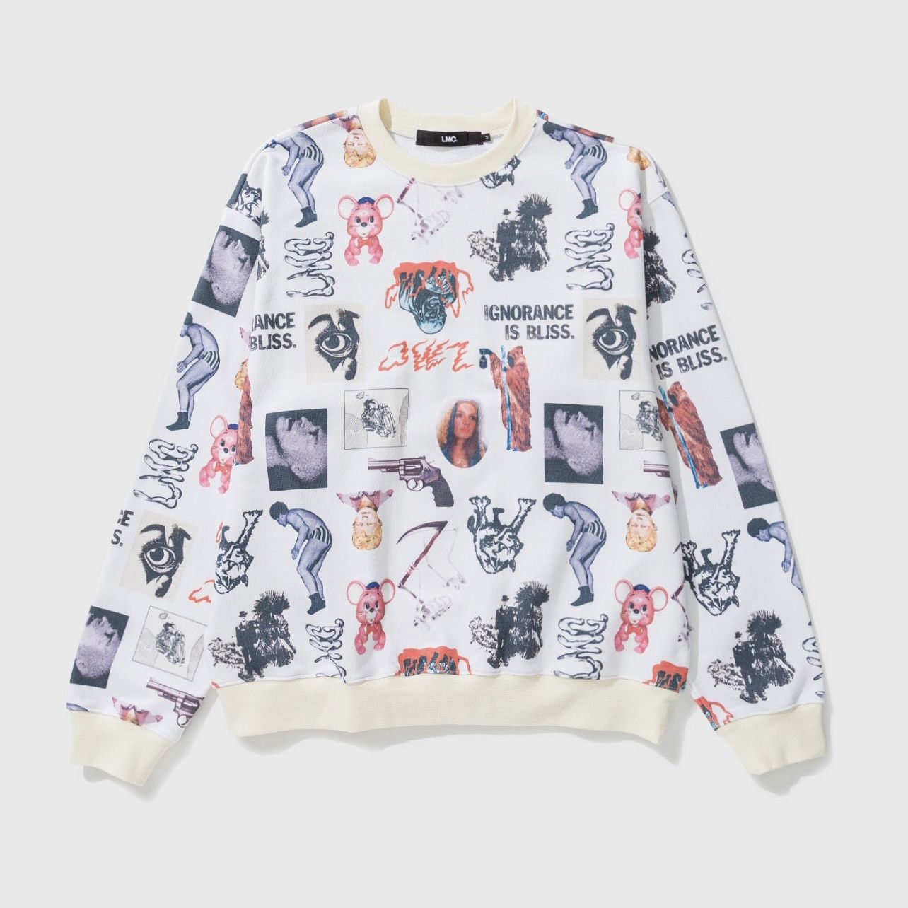 Japanese Brand LMC Collage Sweater Size US L / EU 52-54 / 3 - 1 Thumbnail