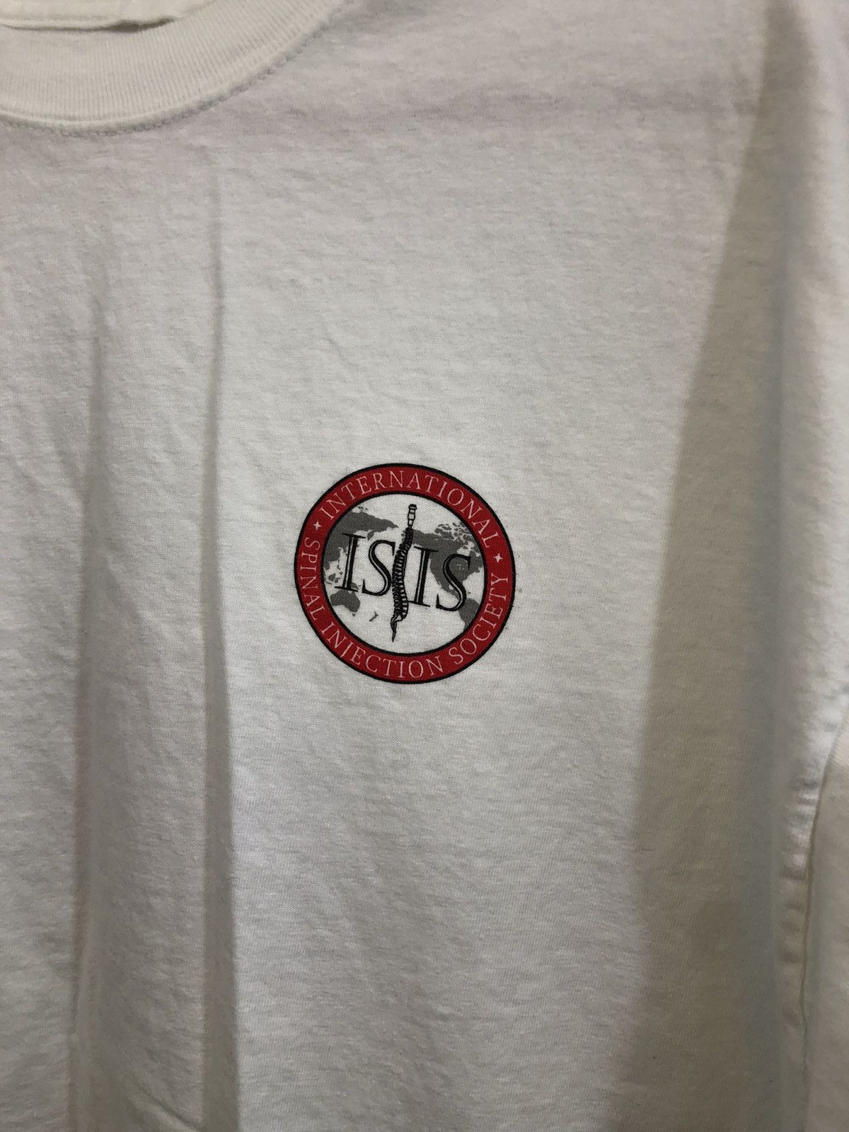 Vintage Spinal Injection Society Needle Tee Size US XL / EU 56 / 4 - 5 Thumbnail
