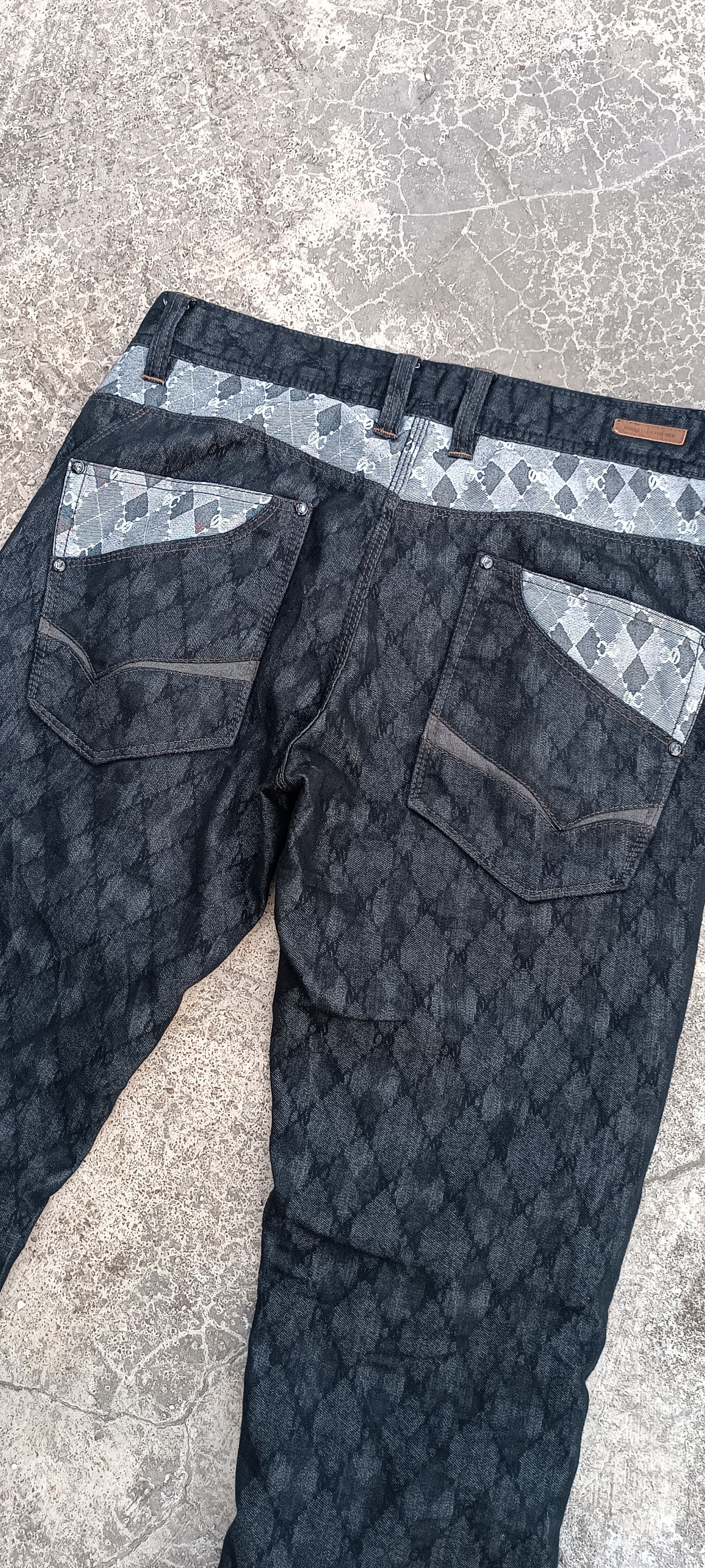 Matsuda FLARED 🔥 NICOLE CLUB FOR MEN BOOTCUT PANTS RARE DESIGN Size US 32 / EU 48 - 13 Thumbnail