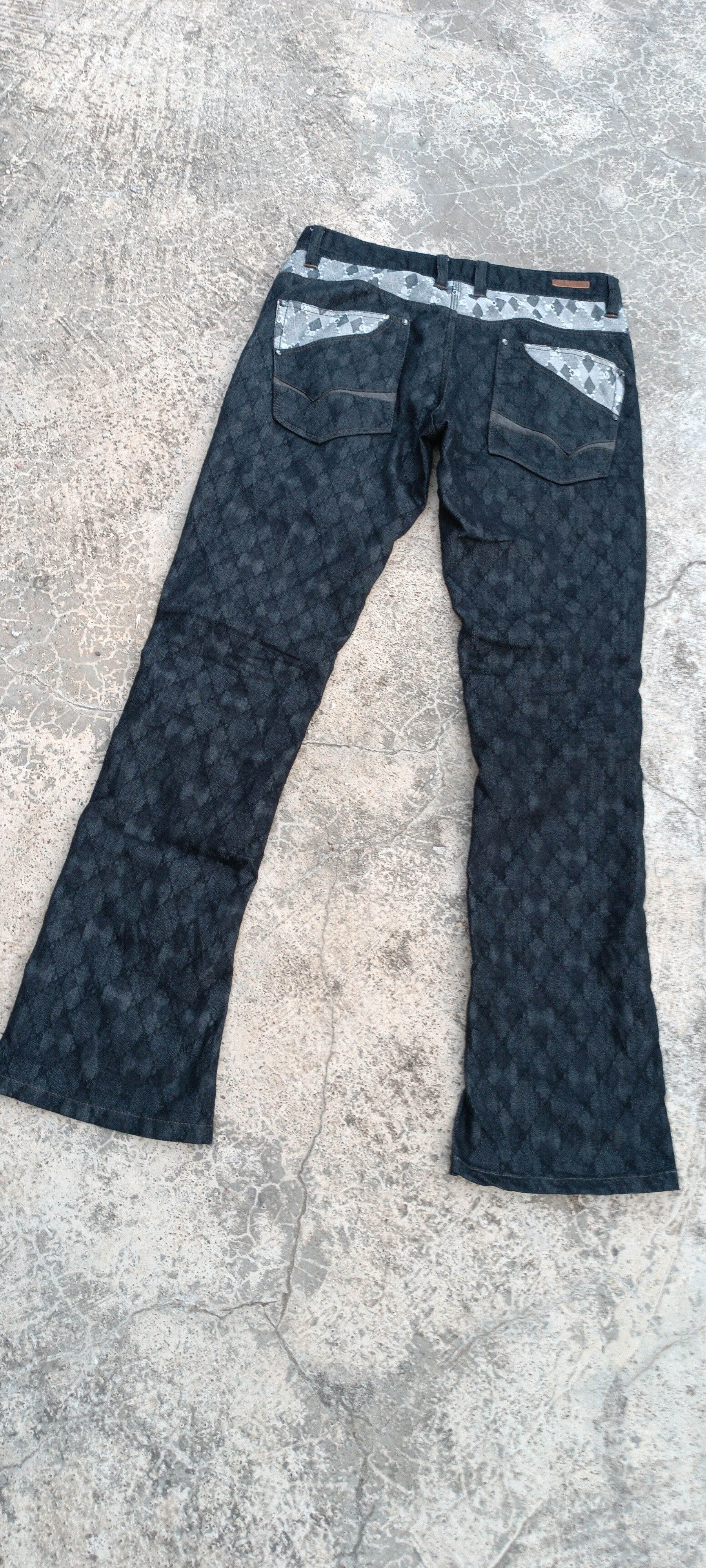 Matsuda FLARED 🔥 NICOLE CLUB FOR MEN BOOTCUT PANTS RARE DESIGN Size US 32 / EU 48 - 10 Thumbnail