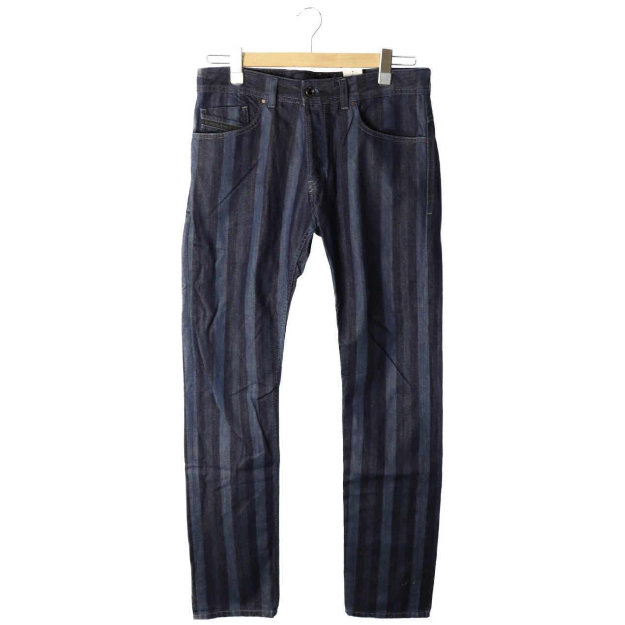 Image of Diesel Black Gold Parallel Stripe Denim, Men's (Size 30)