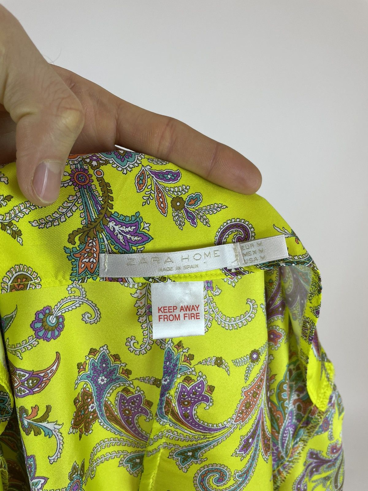 Zara ZARA HOME SILK Floral dress relaxed tunic Womens size M Size M / US 6-8 / IT 42-44 - 9 Thumbnail