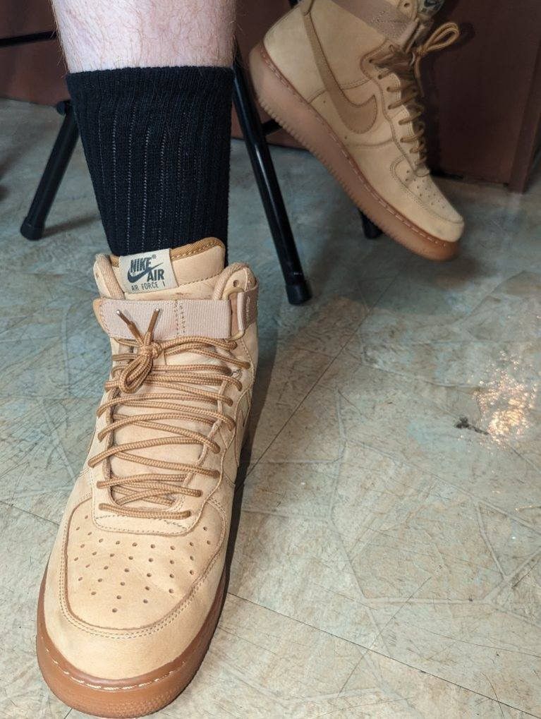 Nike Nike Air Force 1 High '07 Wheat Flax Size US 10.5 / EU 43-44 - 2 Thumbnail