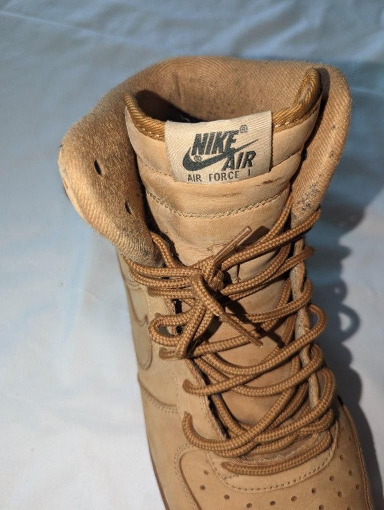 Nike Nike Air Force 1 High '07 Wheat Flax Size US 10.5 / EU 43-44 - 8 Thumbnail