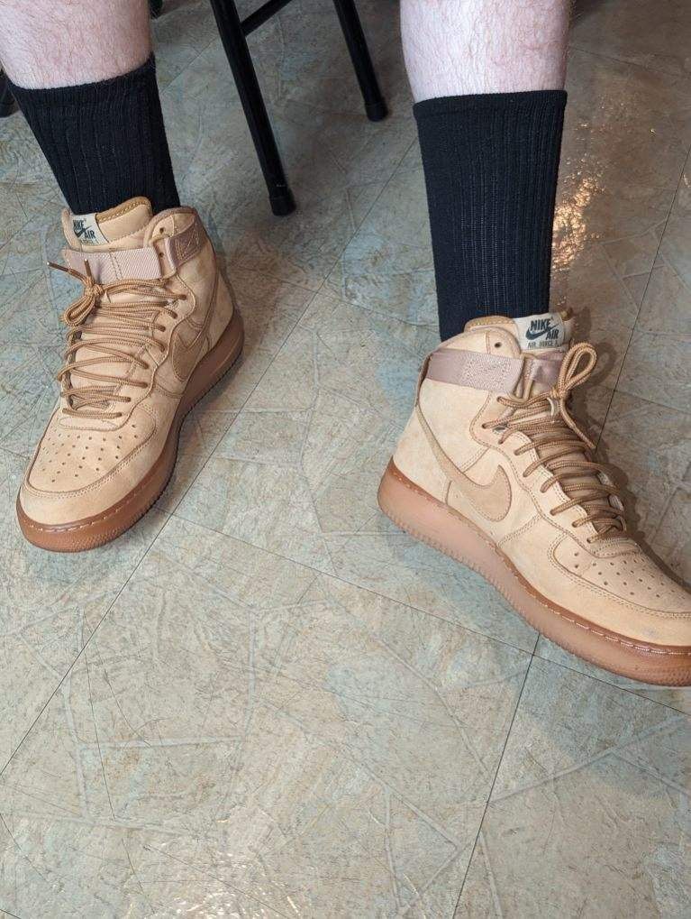 Nike Nike Air Force 1 High '07 Wheat Flax Size US 10.5 / EU 43-44 - 1 Thumbnail