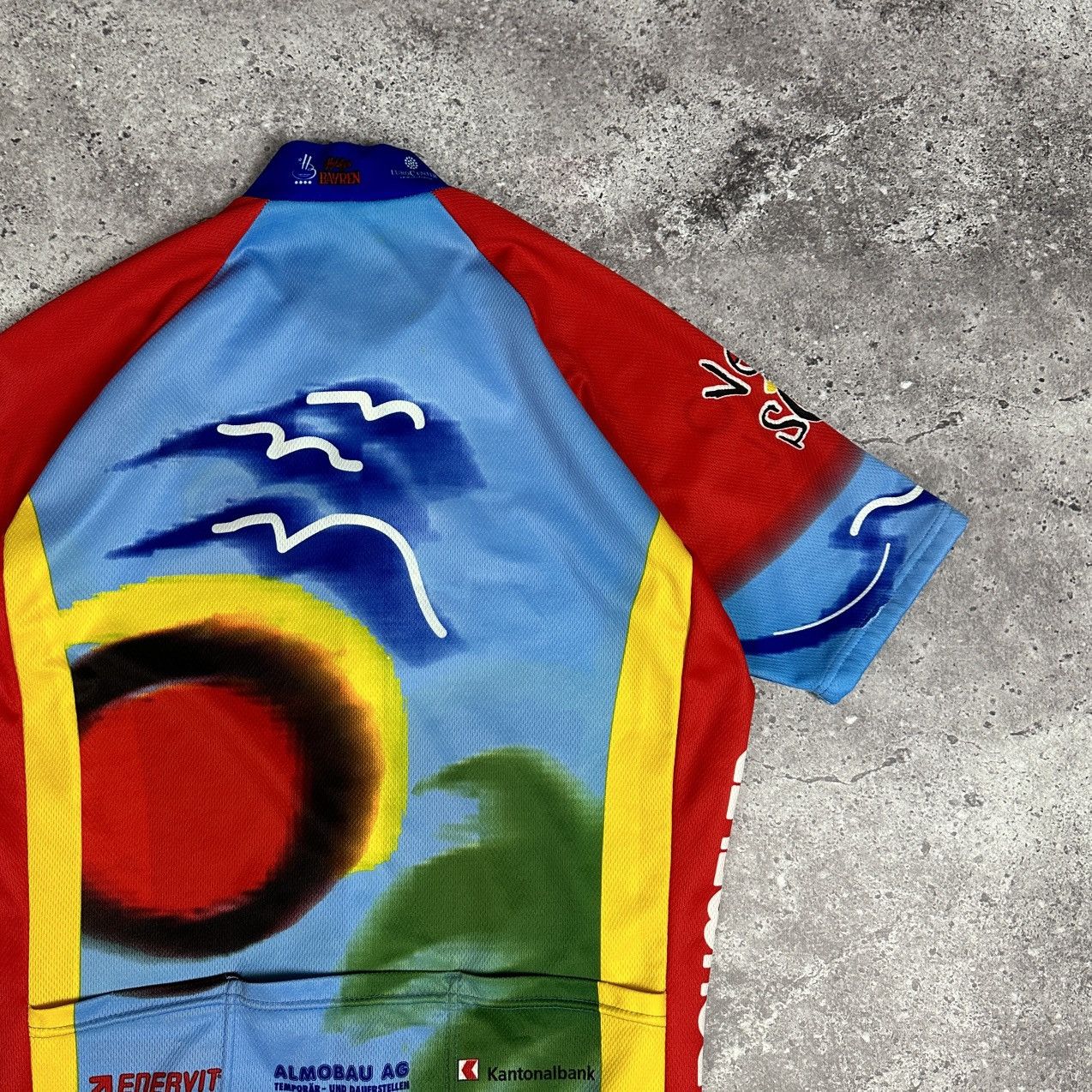 Vintage Vintage 90s Assos Velo Sol Baumeler Reisen Cycling jersey L Size US L / EU 52-54 / 3 - 4 Thumbnail