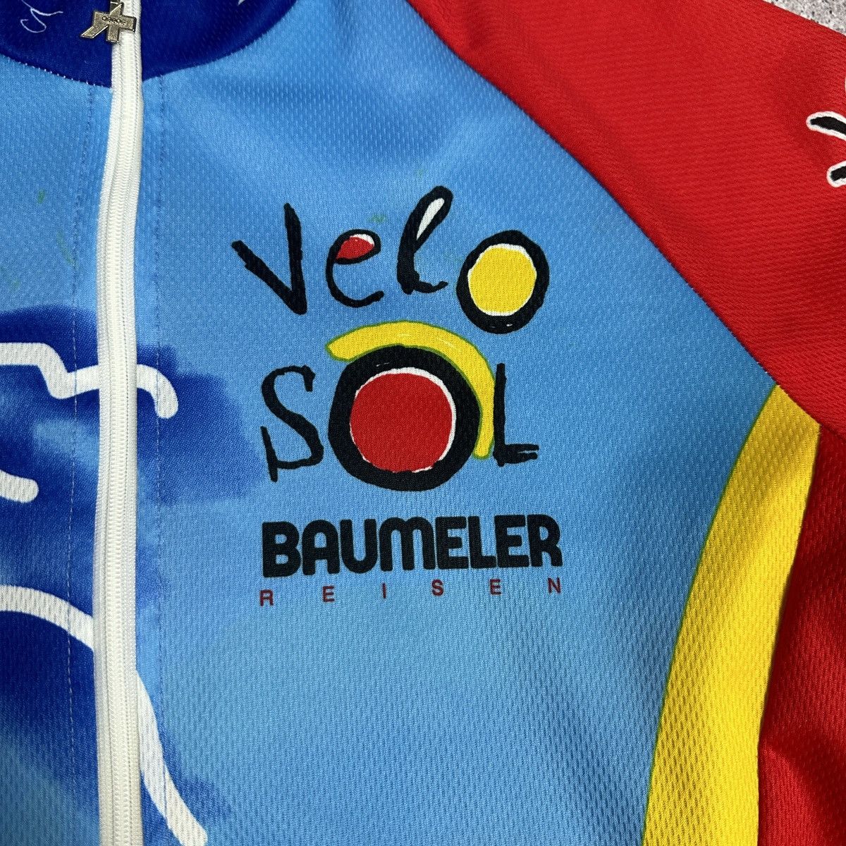 Vintage Vintage 90s Assos Velo Sol Baumeler Reisen Cycling jersey L Size US L / EU 52-54 / 3 - 9 Thumbnail