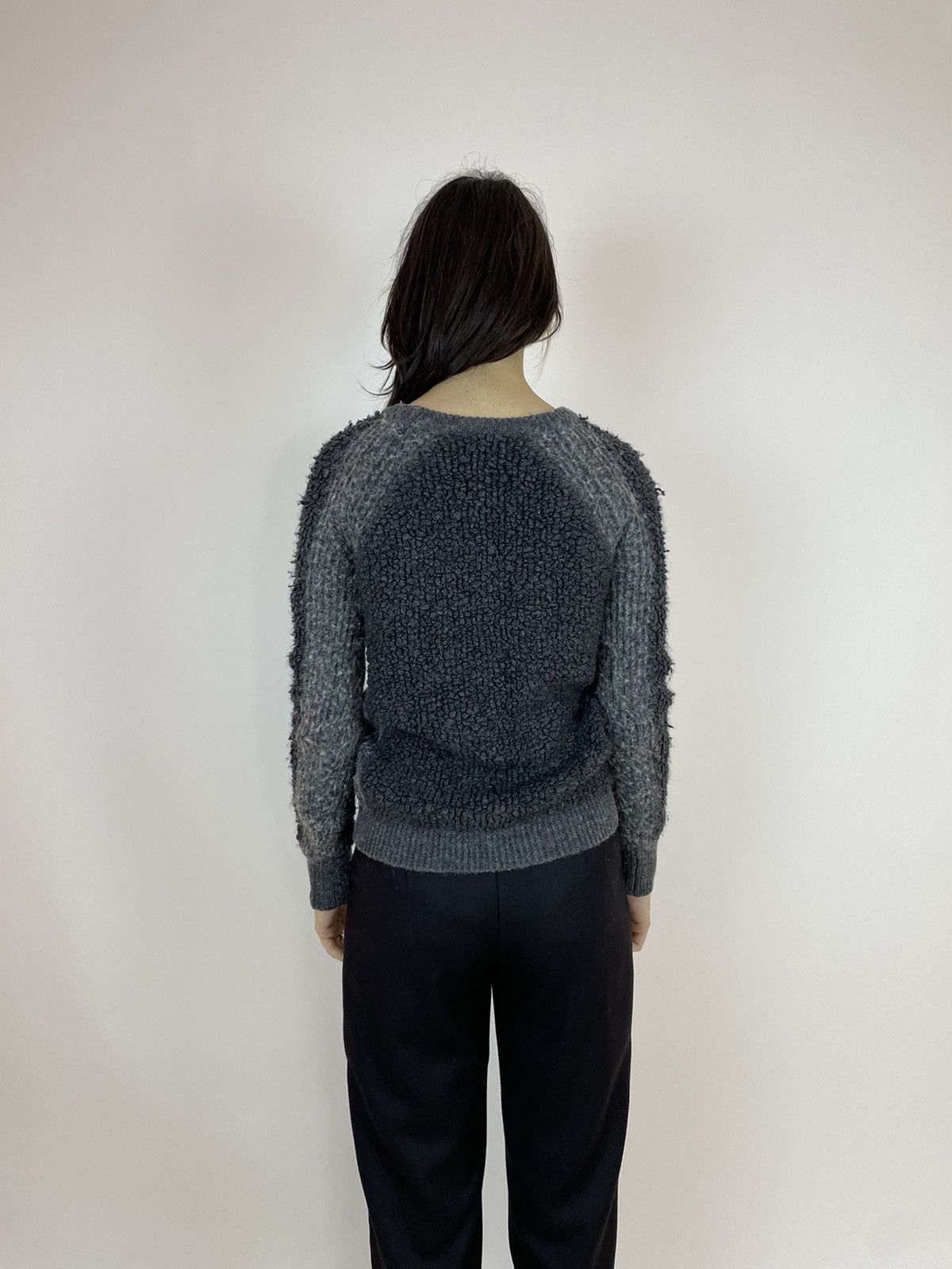 Diesel DIESEL Wool sweater washed grey cozy jumper Womens size M Size M / US 6-8 / IT 42-44 - 5 Thumbnail