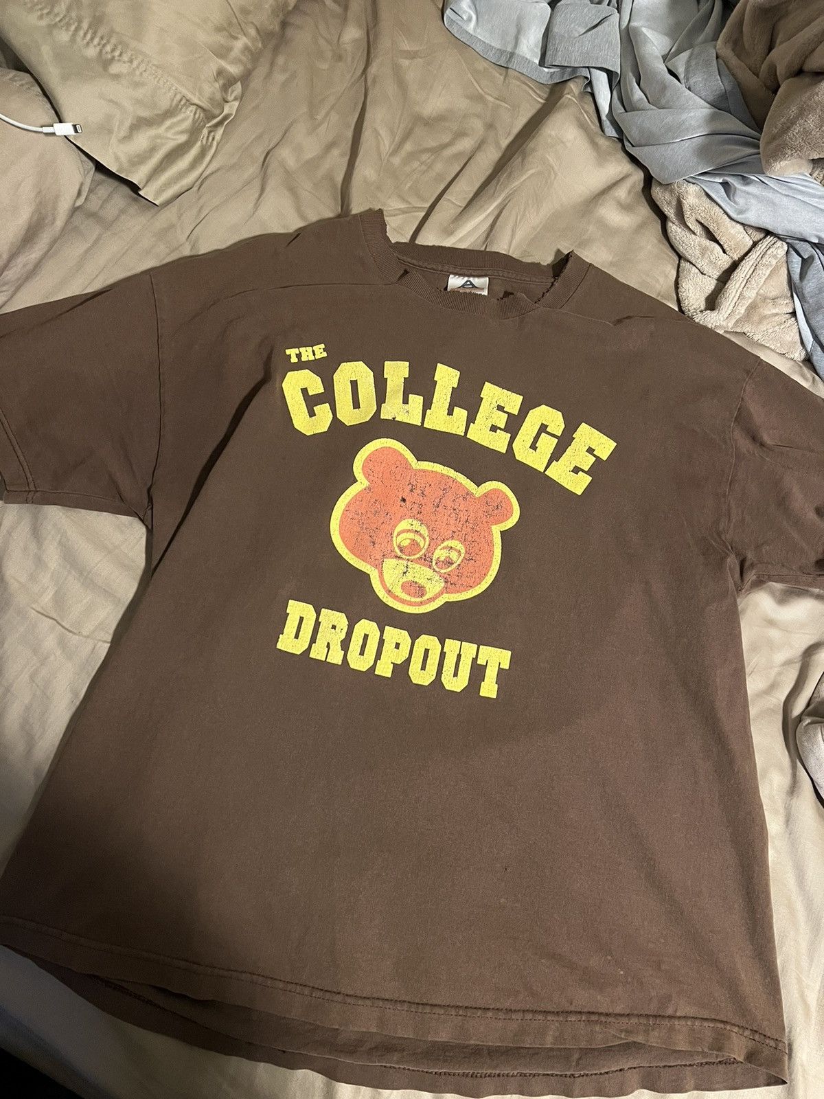 Vintage Vintage brown college dropout *most rare* Size US XL / EU 56 / 4 - 3 Thumbnail