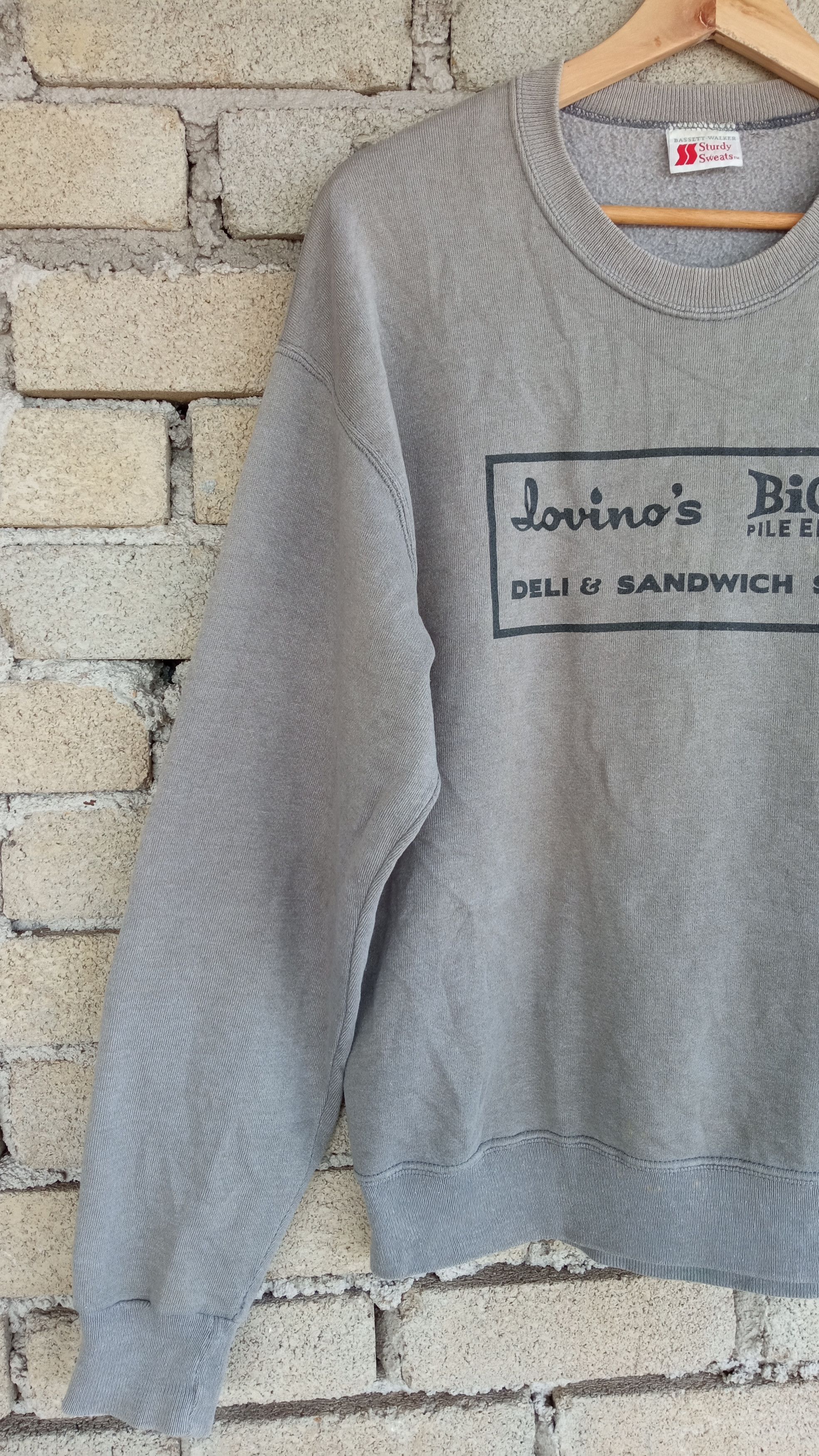 Japanese Brand × Lee × Vintage 🔥🔥Vintage Basset Walker Sturdy Sweats Sweatshirt Size US L / EU 52-54 / 3 - 6 Thumbnail