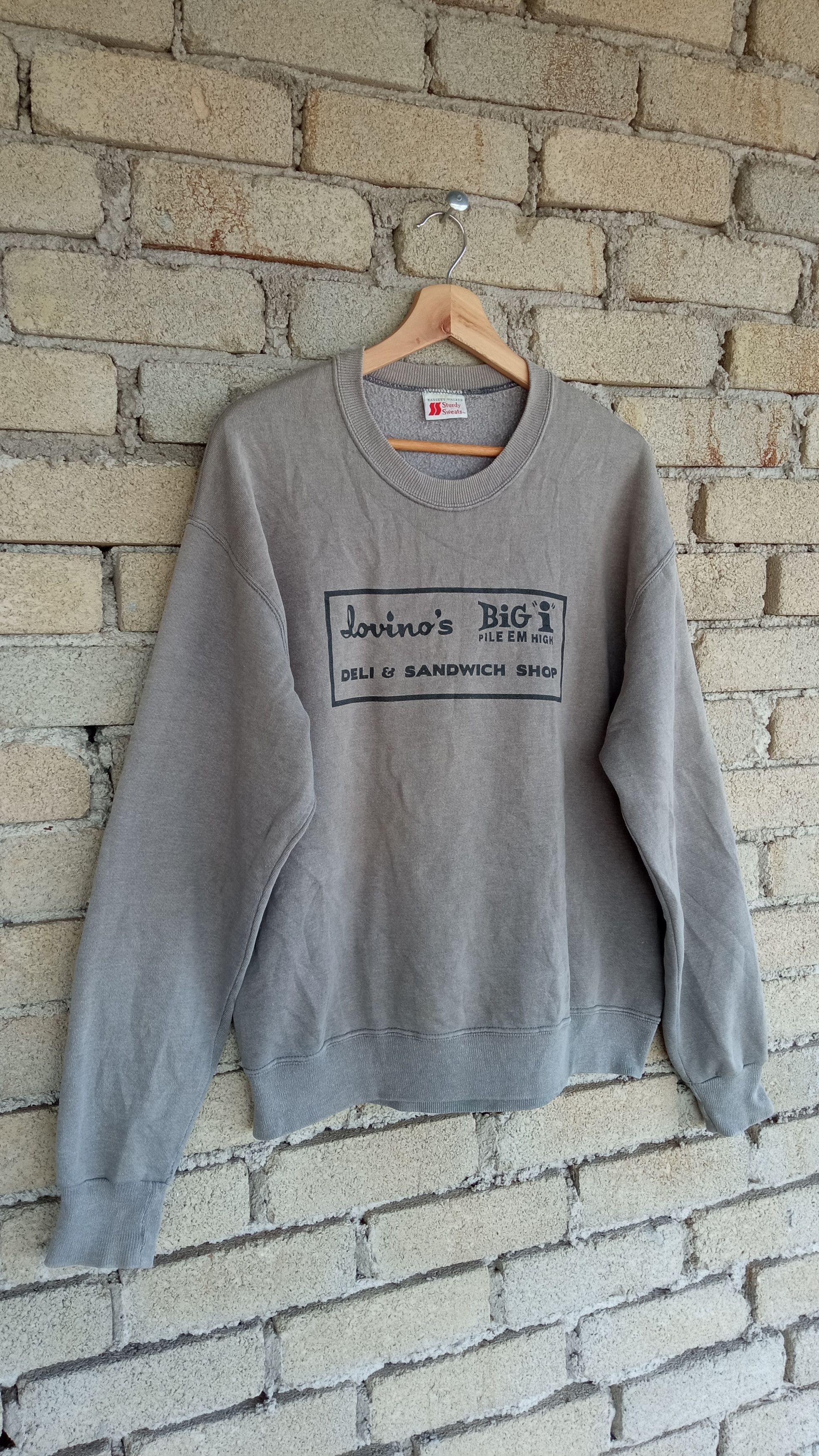 Japanese Brand × Lee × Vintage 🔥🔥Vintage Basset Walker Sturdy Sweats Sweatshirt Size US L / EU 52-54 / 3 - 2 Thumbnail