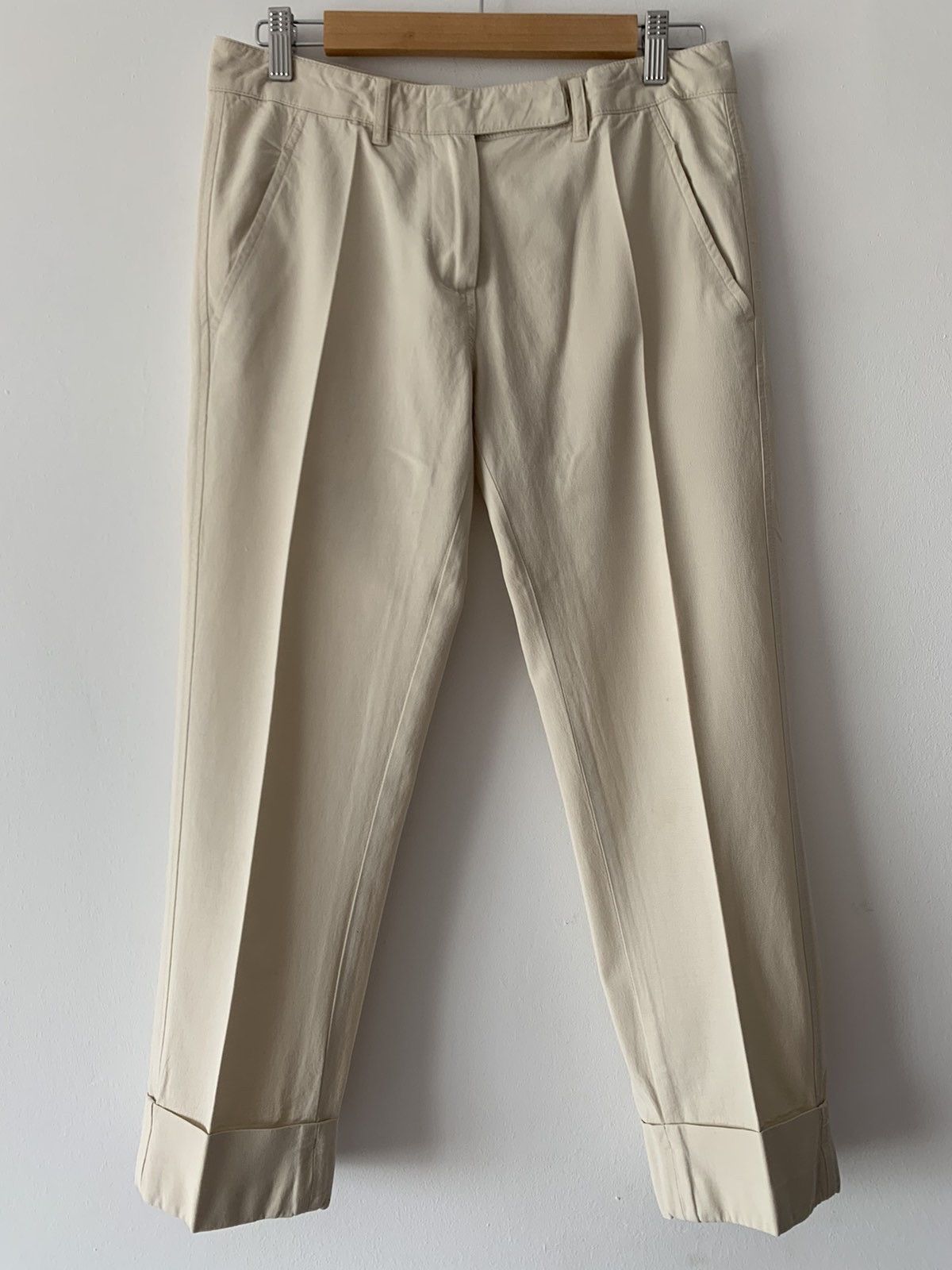 Ann Demeulemeester 🌸🌸 Ann Demeulemeester Beige Classic Pants Size 30" / US 8 / IT 44 - 1 Thumbnail