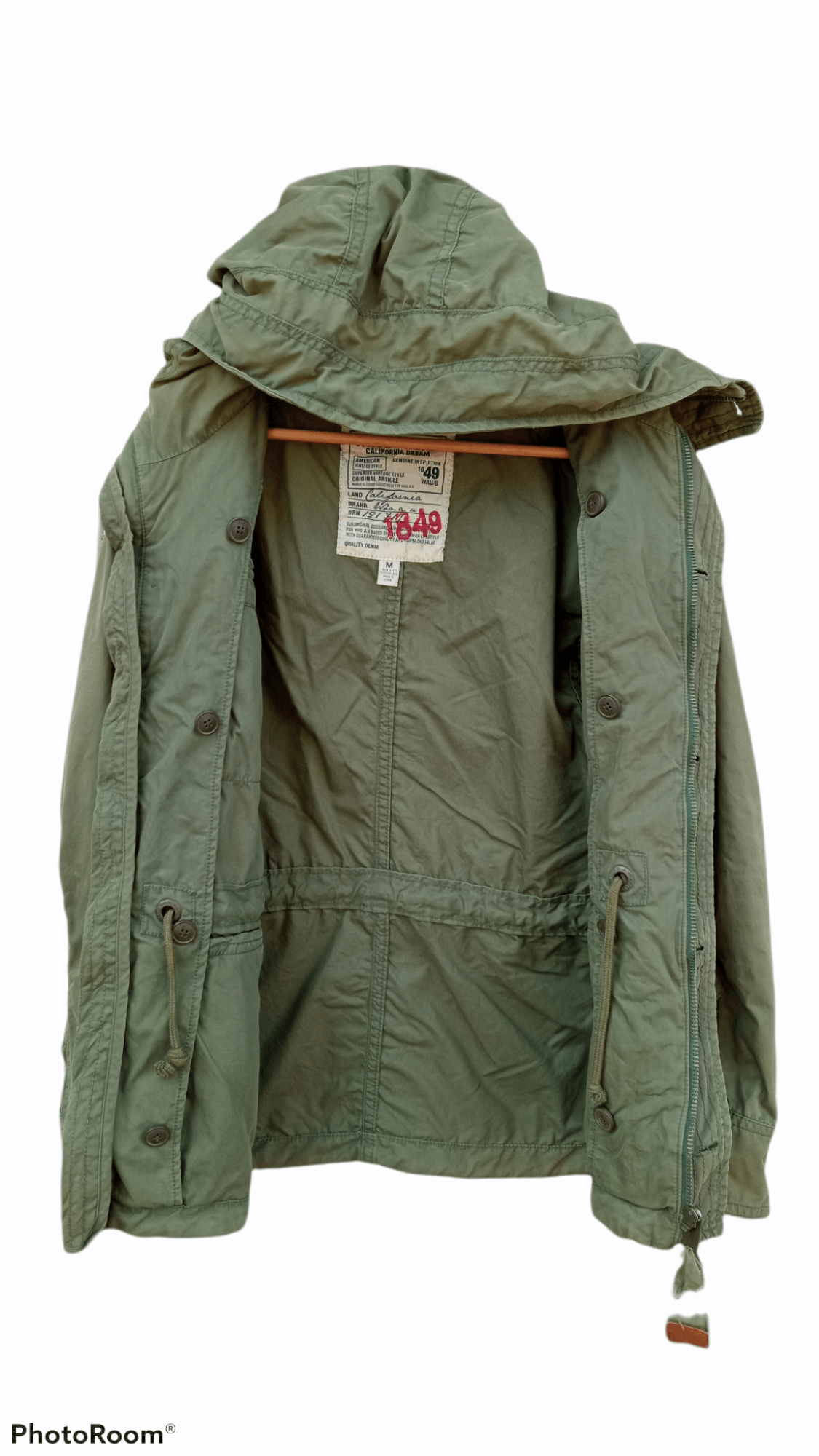 Japanese Brand 🔥🔥Whoau California Vintage Style Military Hoodie Jacket Size US M / EU 48-50 / 2 - 18 Thumbnail