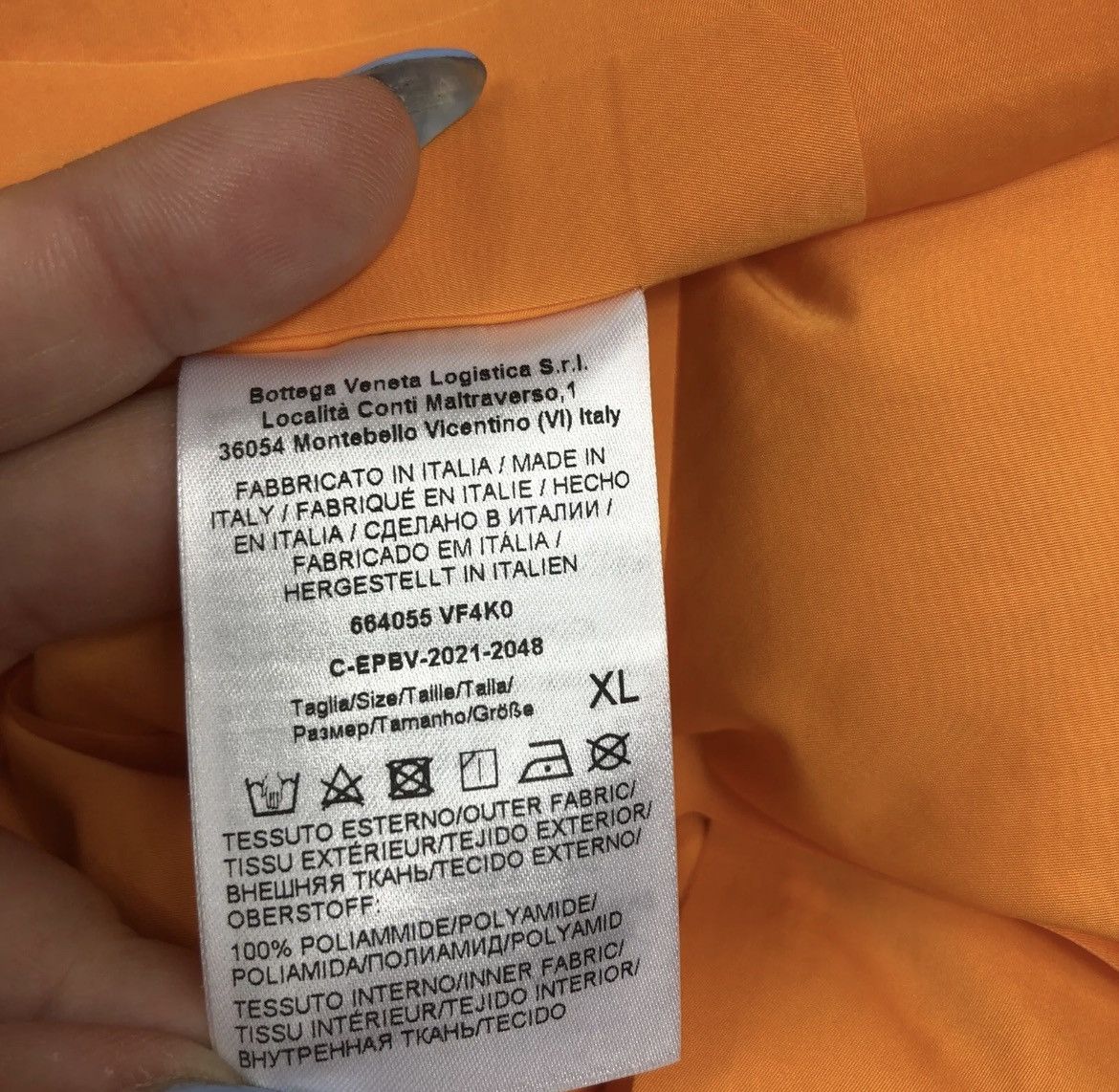 Bottega Veneta BOTTEGA VENETA TANGERINE INTRECCIATO TECH NYLON VEST GILET Size US XL / EU 56 / 4 - 9 Thumbnail